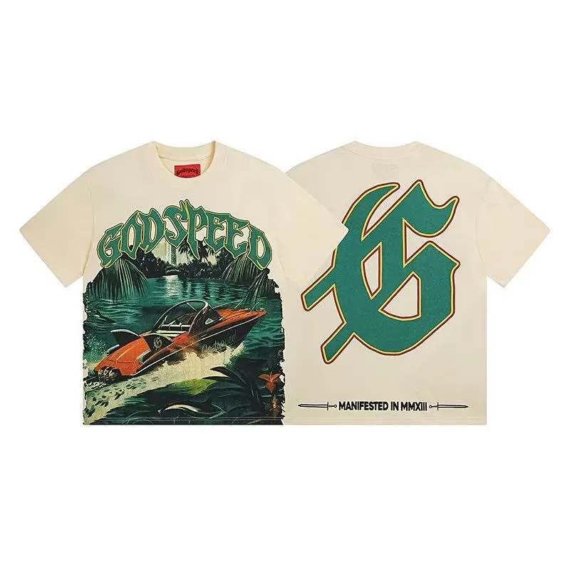 5047# ｜ Godspeed Retro T（ ） （fabric）32 Sizes（size）：S-M-L-XL （colour）：