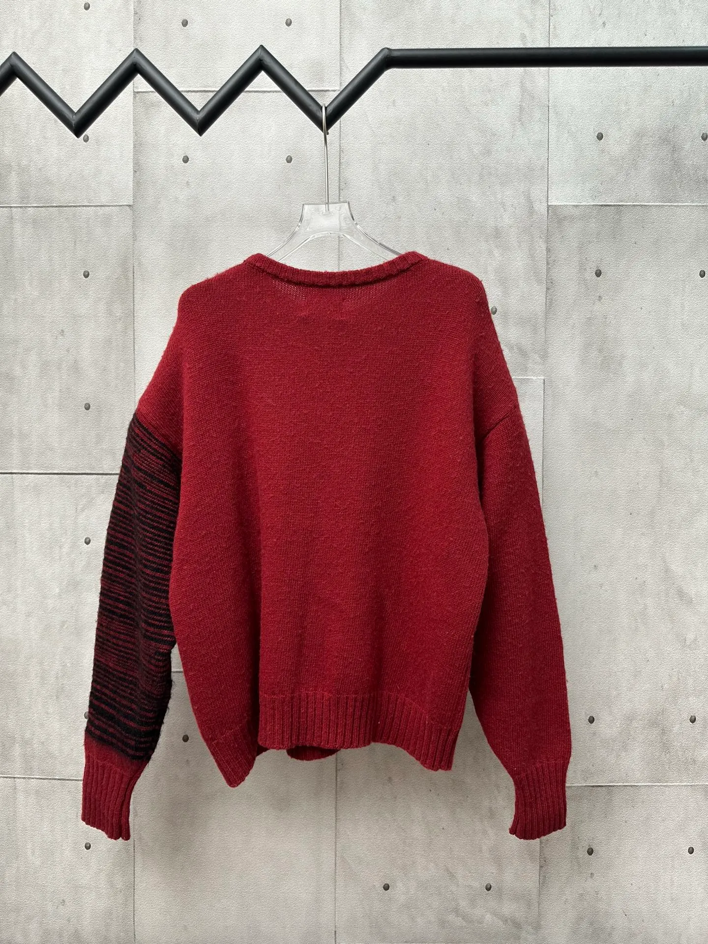 ERD Dark Red Portrait October Lenin Revolution Sweater Size: S M L