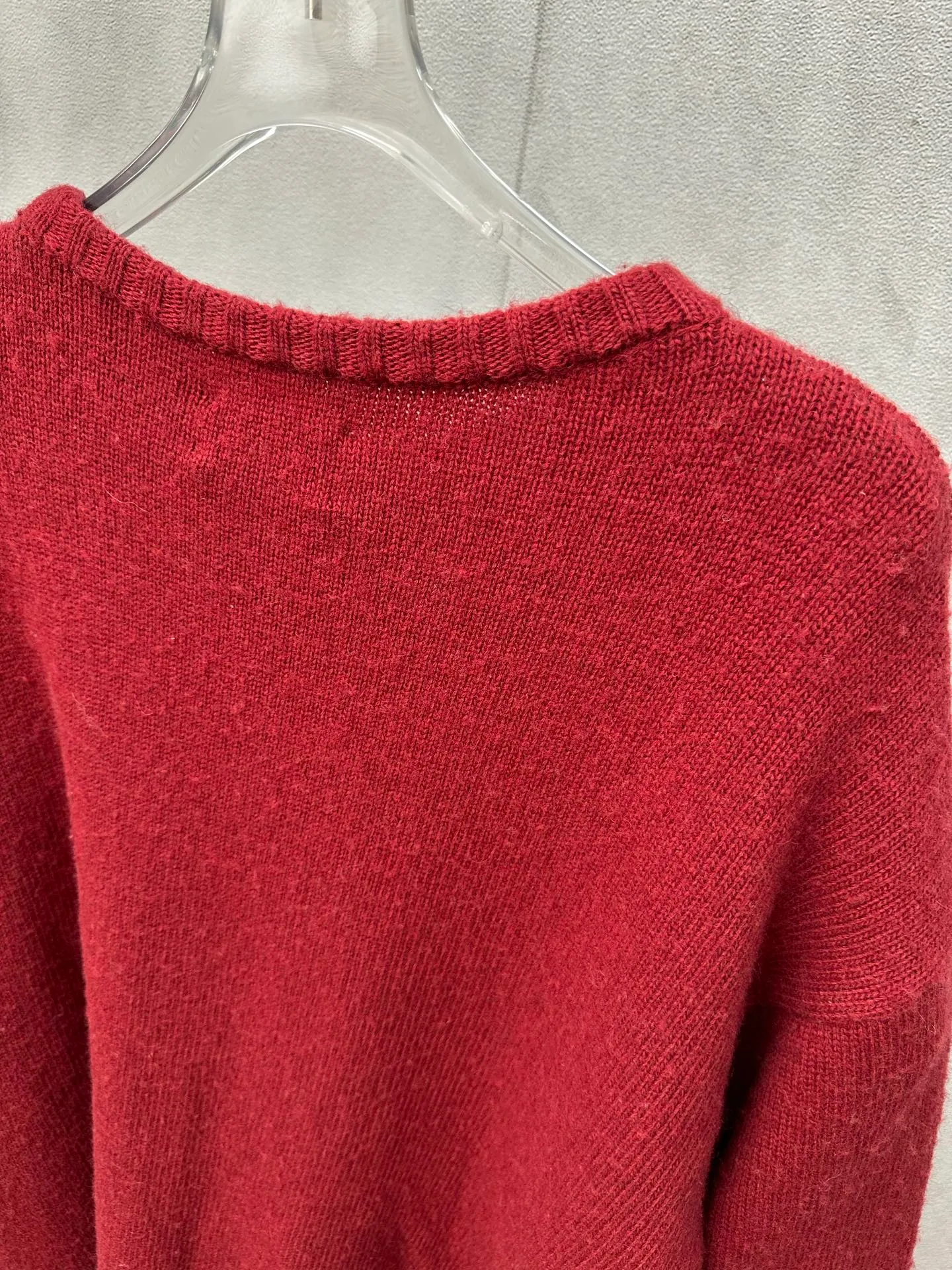 ERD Dark Red Portrait October Lenin Revolution Sweater Size: S M L
