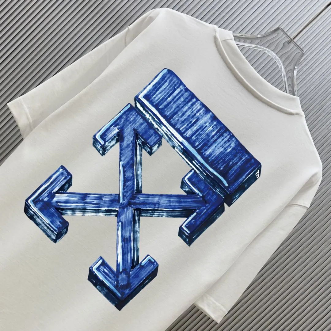 85💰 (Strictly control Quality) Style: off-white short-sleeved T-shirt Fabric: 300g double yarn 100% cotton Rib: 320g Sorona 1*1 trendy brand Process: Printing Color: White Red Night Blue Floral Gray Black Size: M-4XL No gender distinction Men and women Same Style