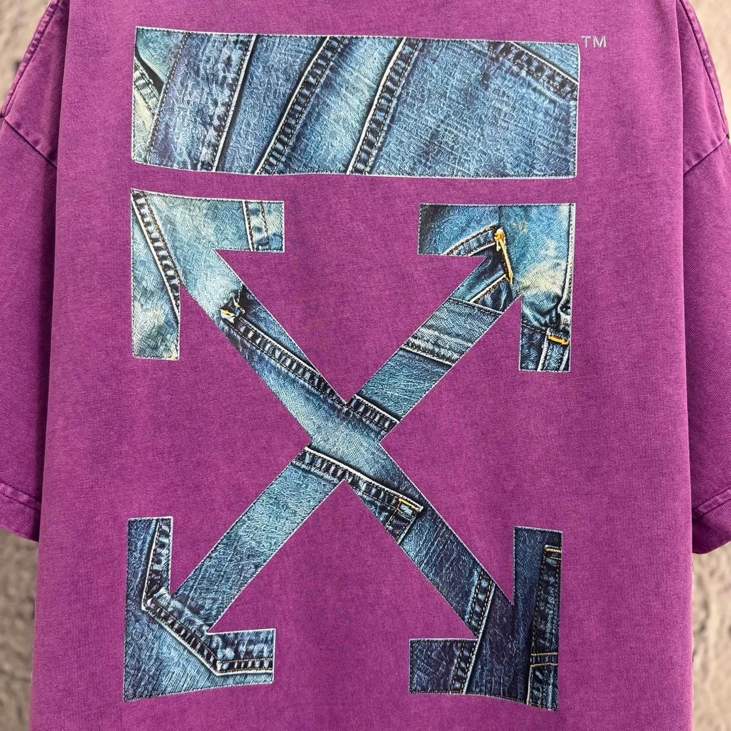"𝙉𝙚𝙬⚜️off" 2026 Spring and Summer New Arrival short-sleeved T-shirt 32 counts 275g double yarn cotton, old washed and fried snowflake print Color: Purple Green Coffee Black Sizes: S M L XL XXL