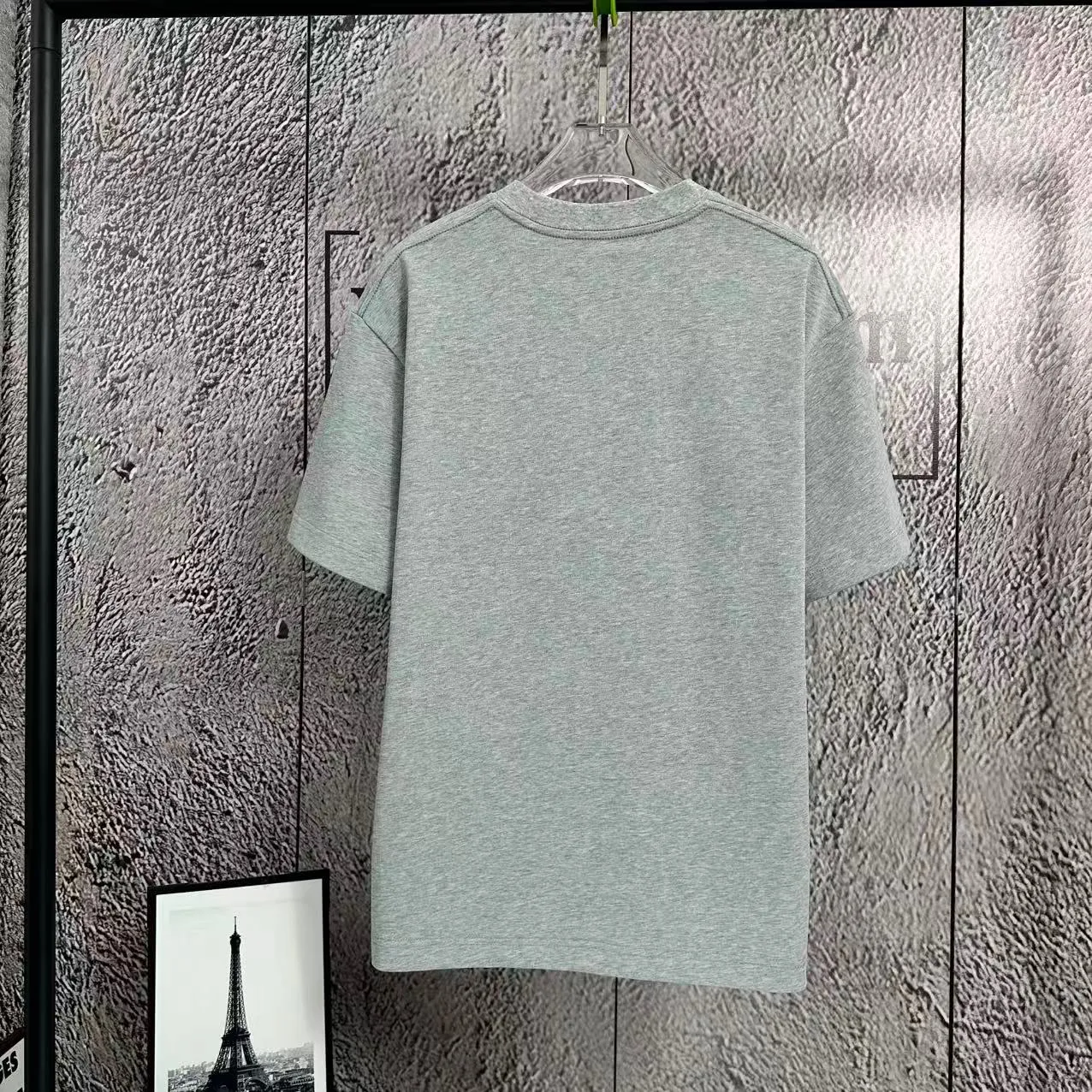 "𝙉𝙚𝙬⚜️off" 2026 Spring and Summer New Arrival short-sleeved T-shirt Heavy cotton letter logo print Color: White Gray Black Hidden Blue Sizes: S M L XL XXL