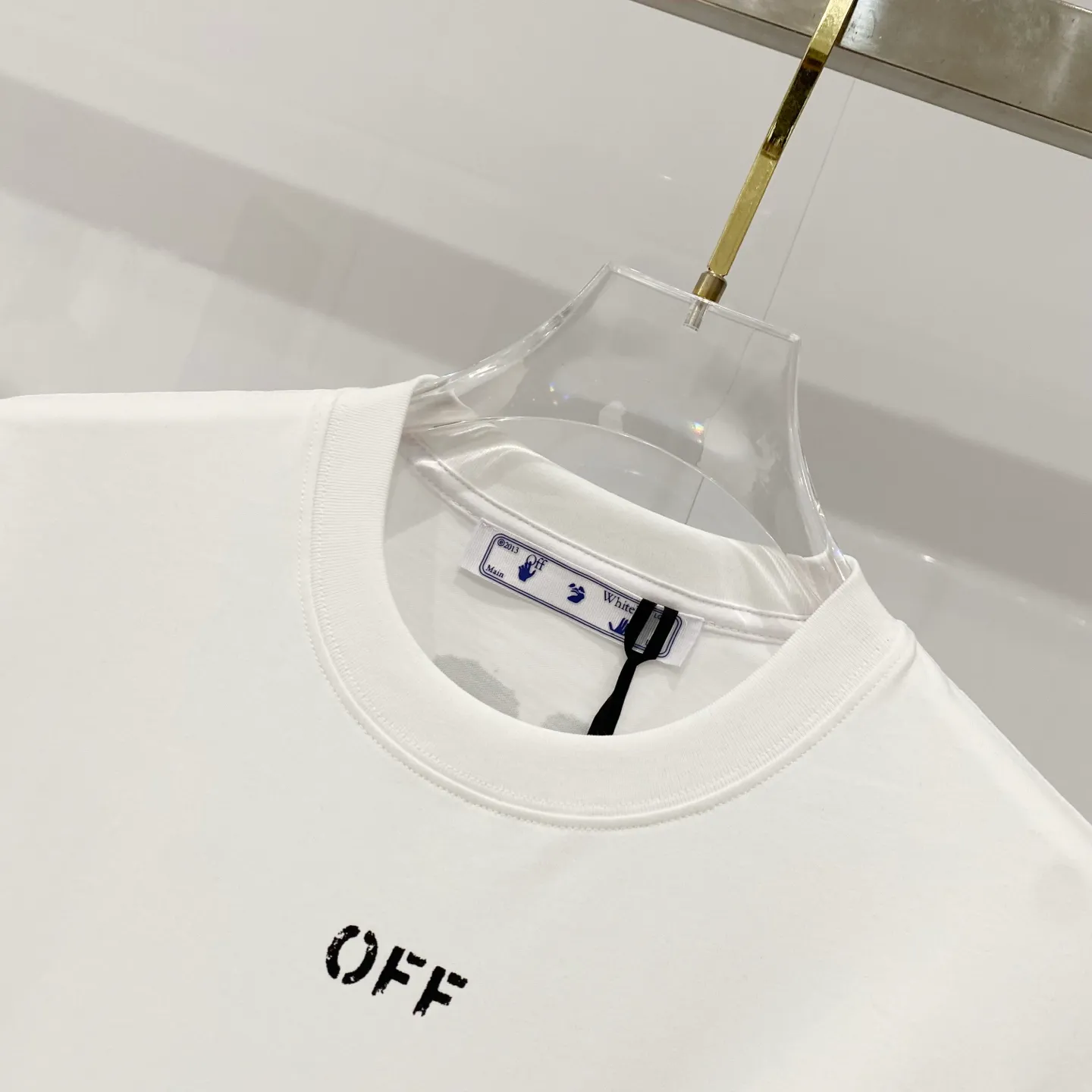 OFF-white/ 260 T LOGO Quality 100 ％ Versatile Size:XS-L :Black.White