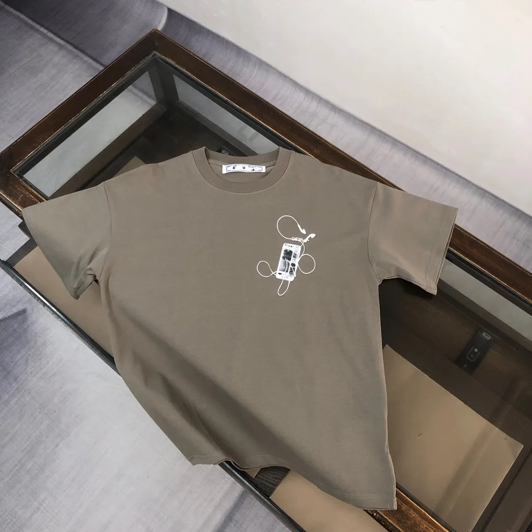 C✨ OFF-WHITE 2026ss T 🔥 LOGO 👍🏼 ！ ， ， Breathable ， ， ！ ：Black White Size：XS-S-M-L