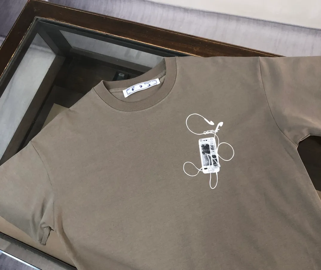 C✨ OFF-WHITE 2026ss T 🔥 LOGO 👍🏼 ！ ， ， Breathable ， ， ！ ：Black White Size：XS-S-M-L