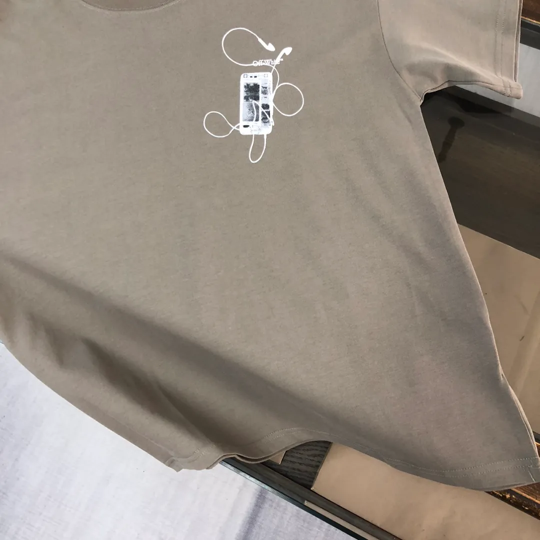 C✨ OFF-WHITE 2026ss T 🔥 LOGO 👍🏼 ！ ， ， Breathable ， ， ！ ：Black White Size：XS-S-M-L