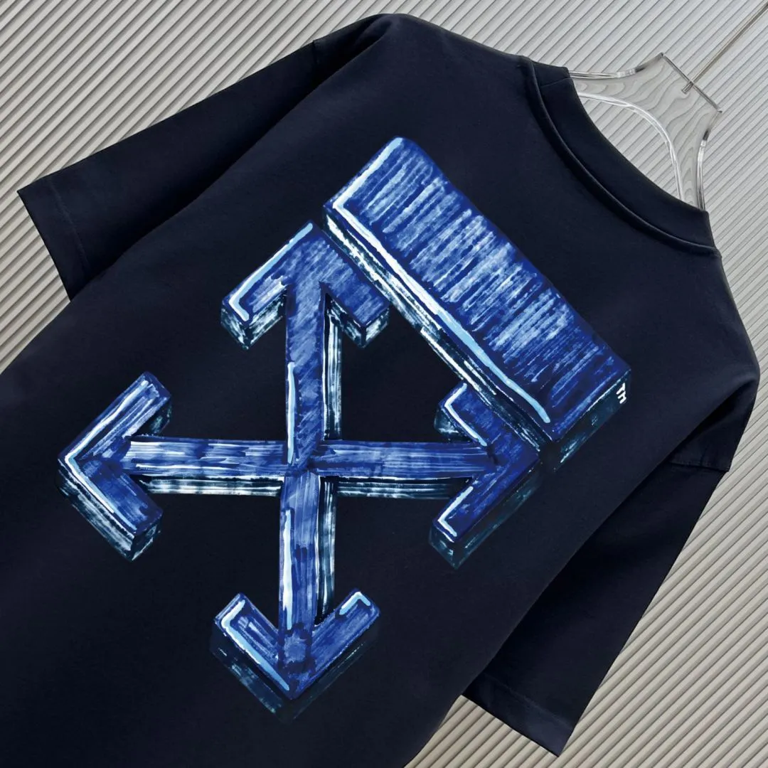 85💰 (Strictly control Quality) Style: off-white short-sleeved T-shirt Fabric: 300g double yarn 100% cotton Rib: 320g Sorona 1*1 trendy brand Process: Printing Color: White Red Night Blue Floral Gray Black Size: M-4XL No gender distinction Men and women Same Style
