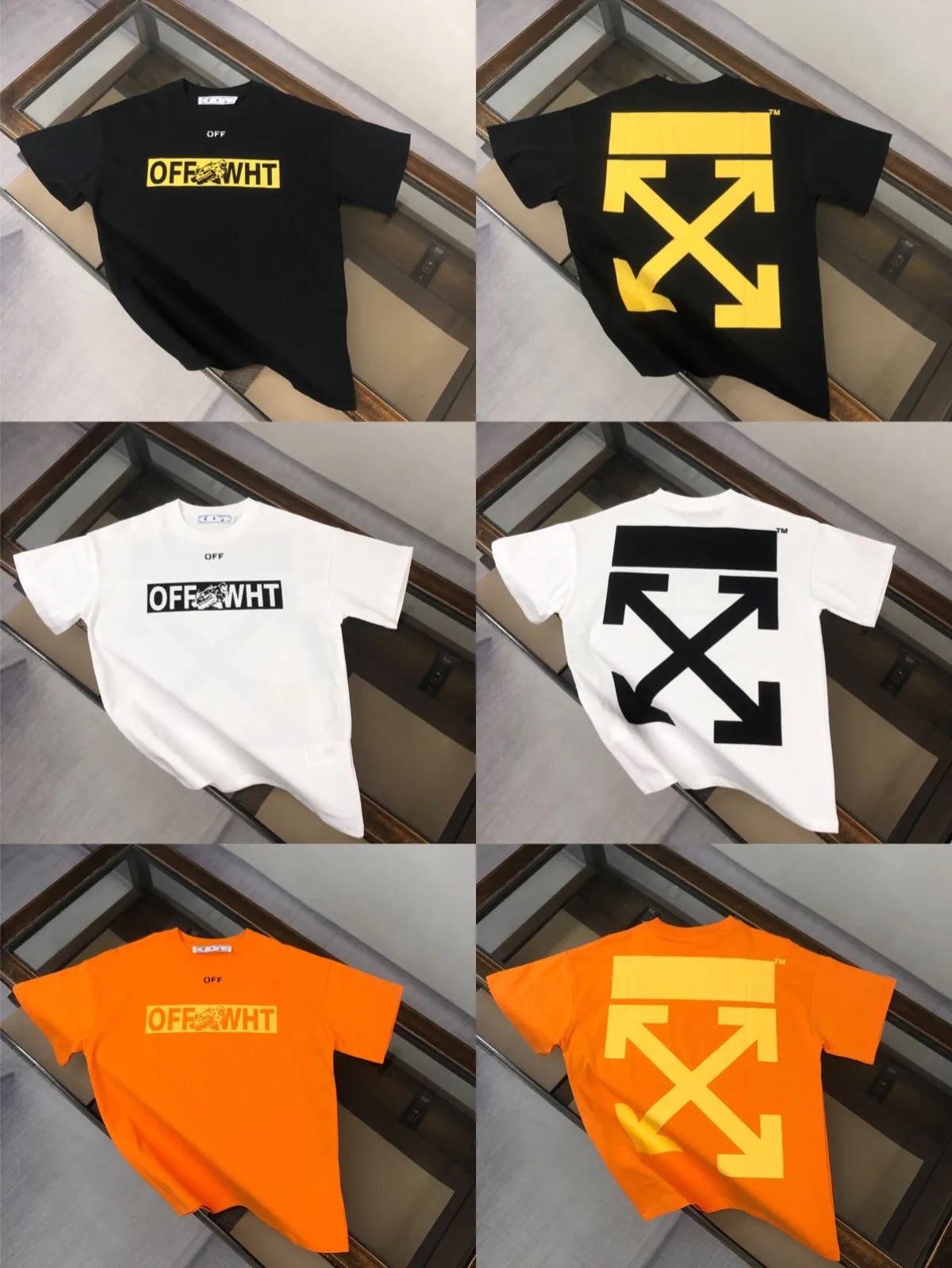 C✨ OFF-WHITE 2026ss T 🔥 LOGO 👍🏼 ！ ， ， Breathable ， ， ！ ：Black White Size：XS-S-M-L