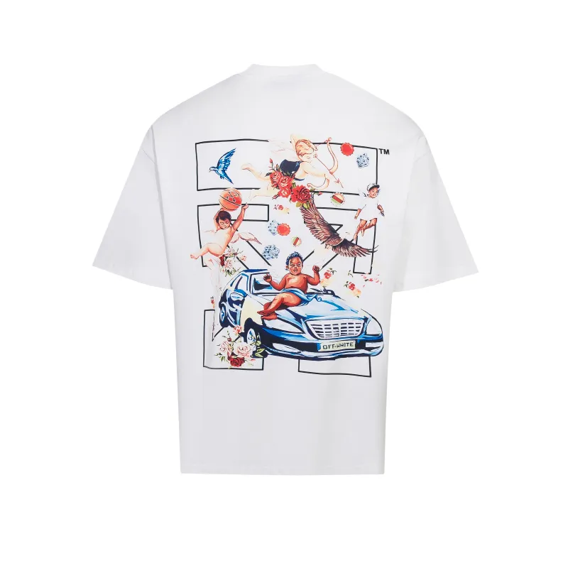 OF 49 OFF-WHITE Hot Sale OW 25ss T oversize ， 220 ， 。 260 ， ， ， 。 ， ， ， ， YB 。 YB 。 ： 、White Size:XS.S.M.L(oversize )