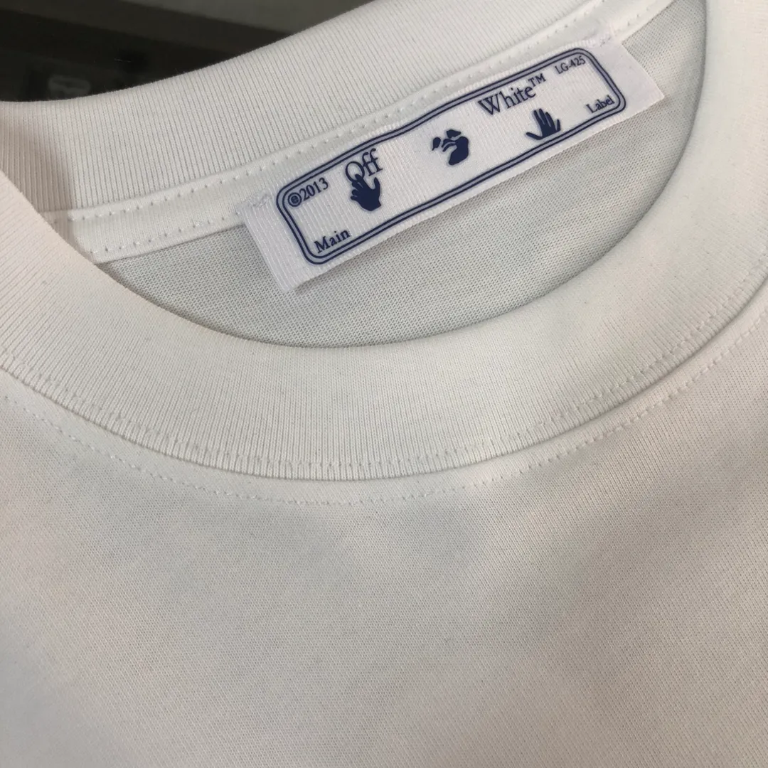 C✨ OFF-WHITE 2026ss T 🔥 LOGO 👍🏼 ！ ， ， Breathable ， ， ！ ：Black White Size：XS-S-M-L