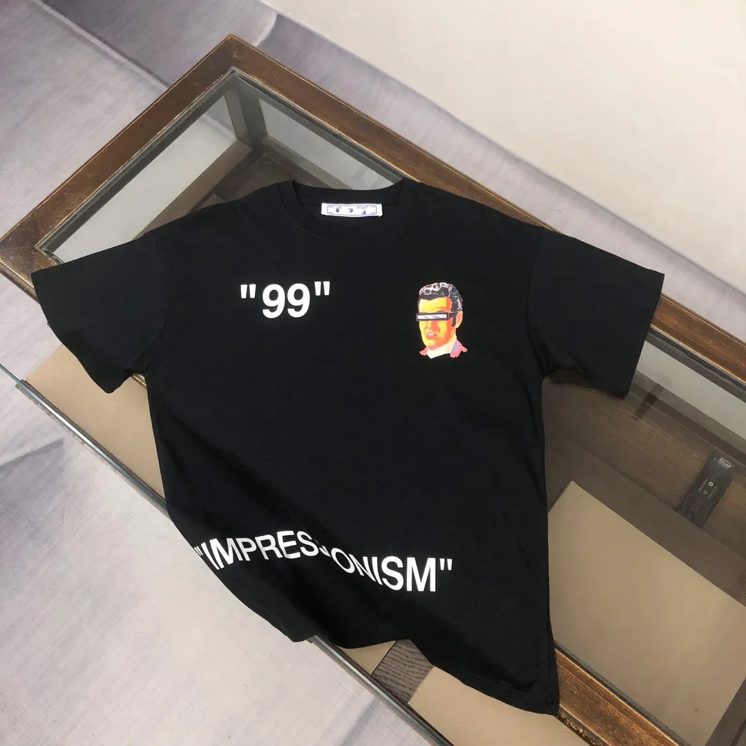 C✨ OFF-WHITE 2026ss T 🔥 LOGO 👍🏼 ！ ， ， Breathable ， ， ！ ：Black White Red Size：XS-S-M-L