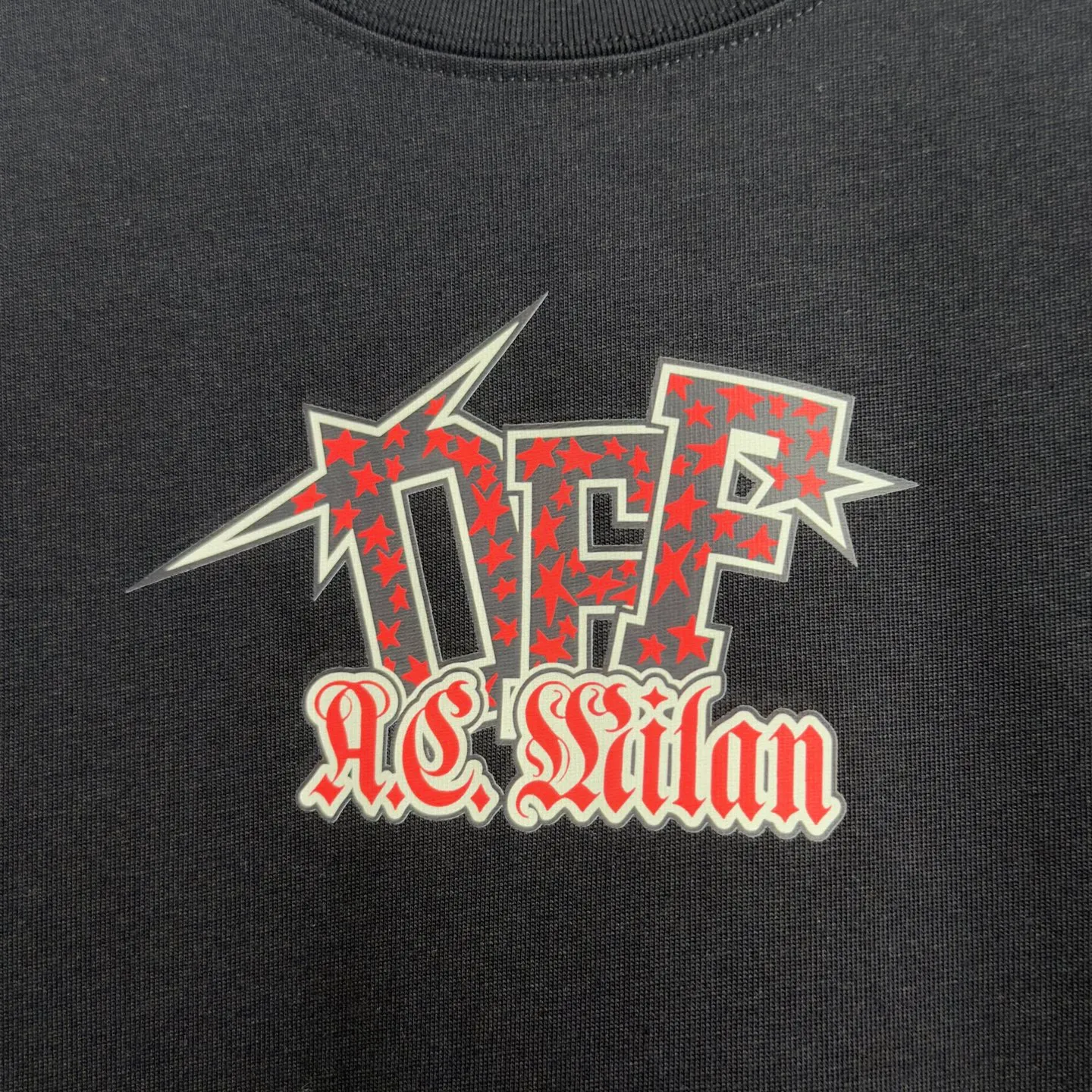 "𝙉𝙚𝙬⚜️off" 2026 Spring and Summer New Arrival short-sleeved T-shirt Heavy cotton letter logo print Color: Brown Purple Black Hidden Blue Sizes: S M L XL XXL