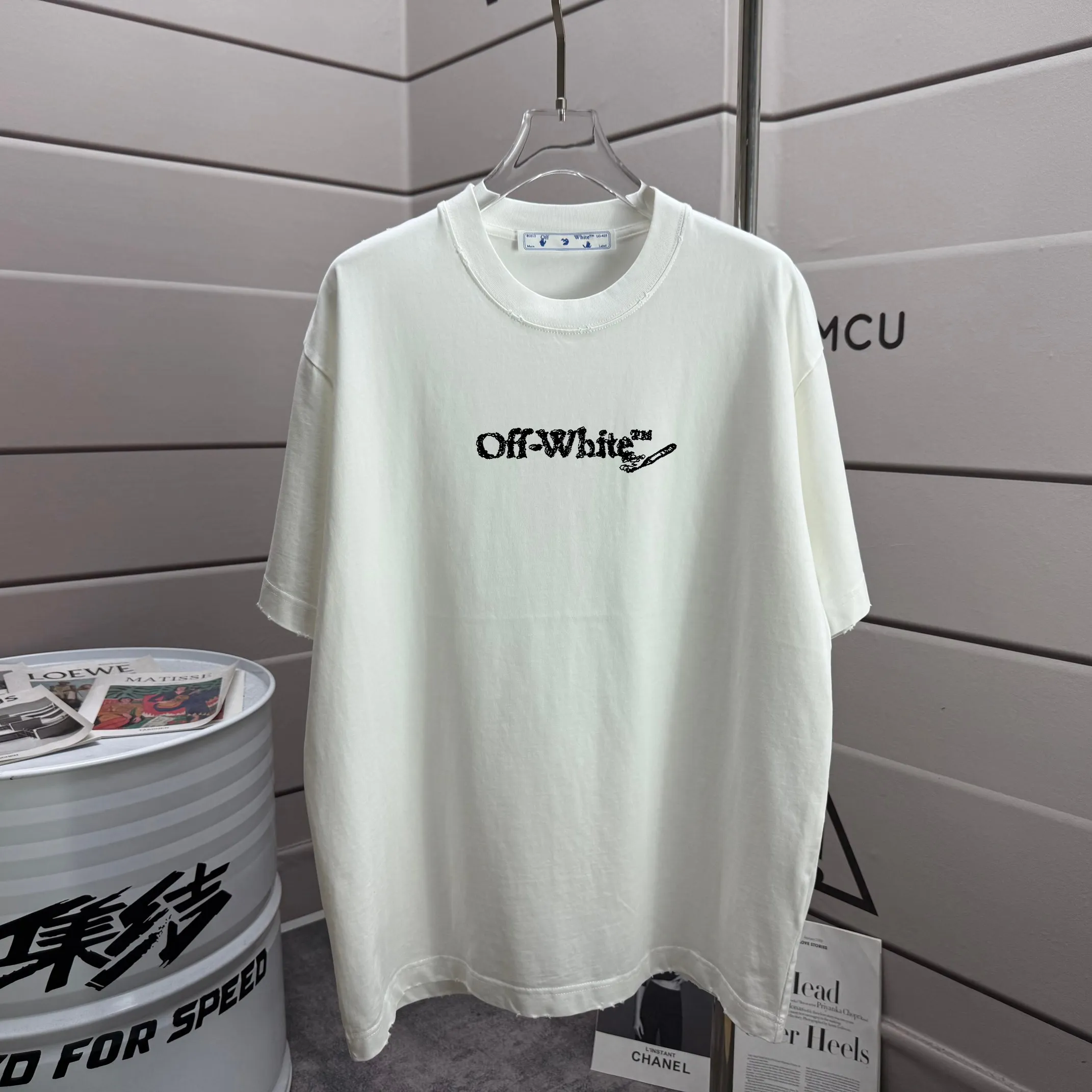 # OFF 2026 Spring and Summer New Arrival Washed and worn 320g round neck short-sleeved tee for men and women Same Style loose version Color: Washed dark black Washed white Washed gray Brown Washed Red Size: S M L XL XXL Size: S (90-130 pounds) M (120-150 pounds) L (140-165 pounds) XXL (180-210 pounds)