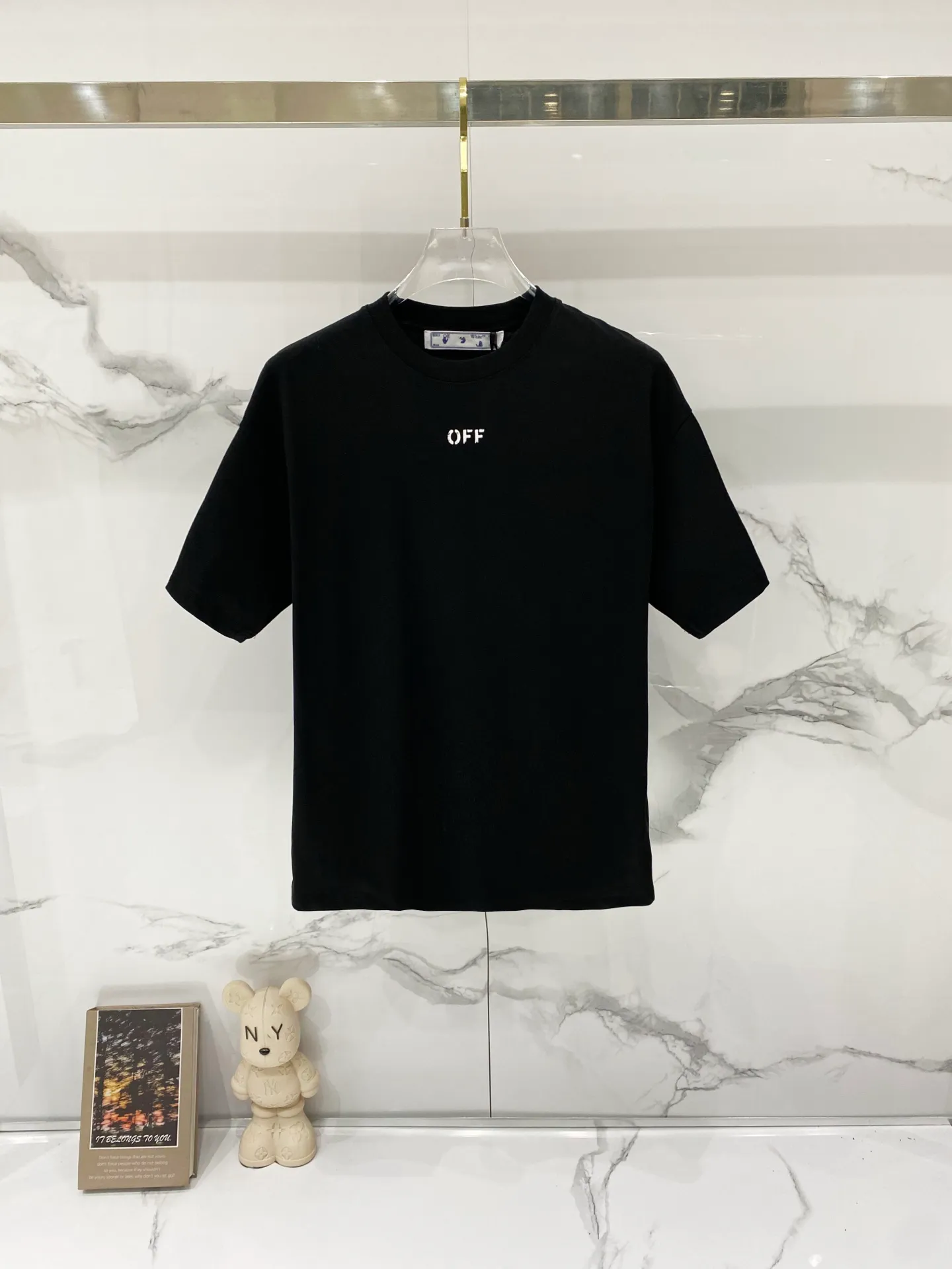 OFF-white/ 260 T OFF LOGO Quality 100 ％ Versatile Size:XS-L :Black.White