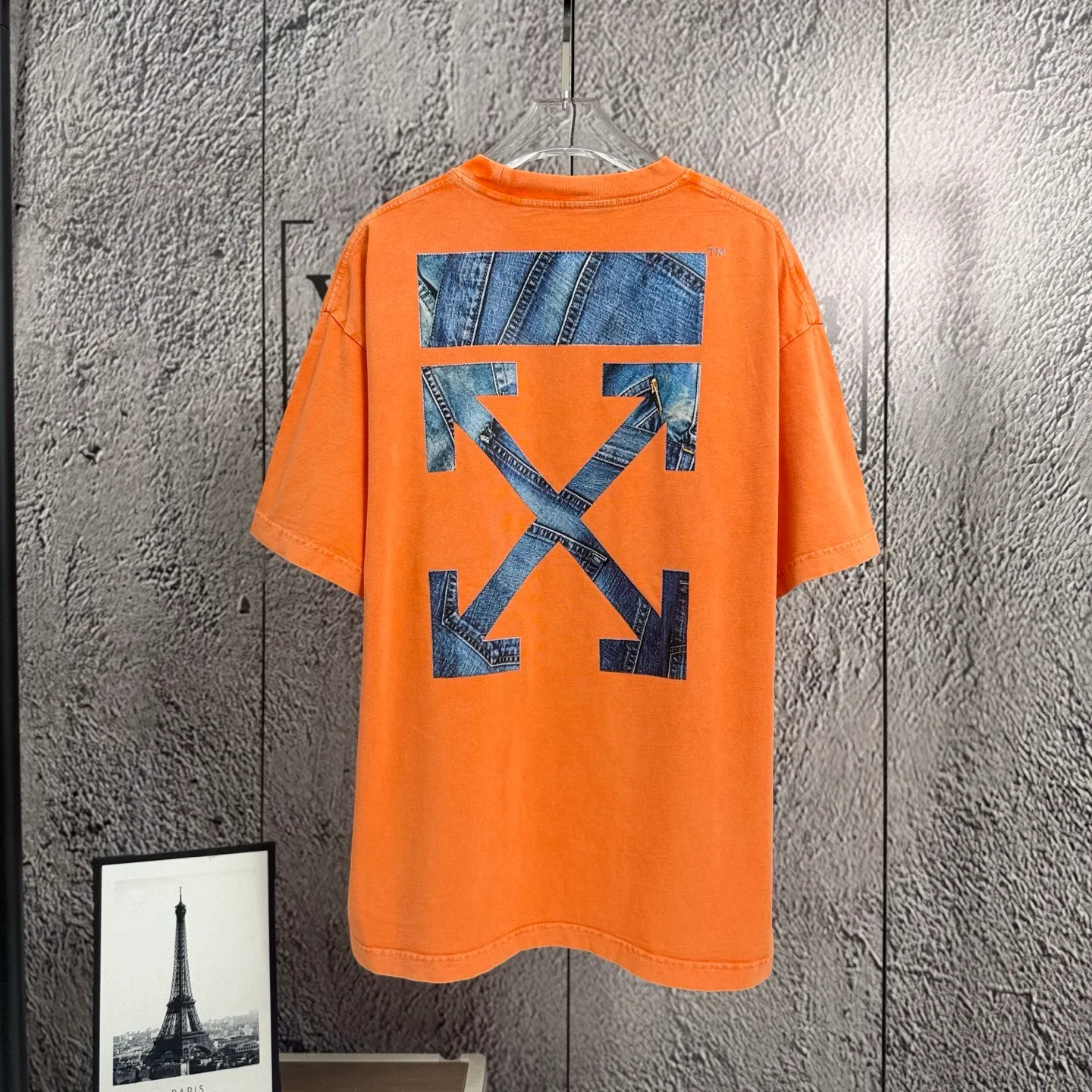 "𝙉𝙚𝙬⚜️off" 2026 Spring and Summer New Arrival short-sleeved T-shirt 32 counts 275g double yarn cotton, old washed and fried snowflake print Color: Purple Green Coffee Black Sizes: S M L XL XXL