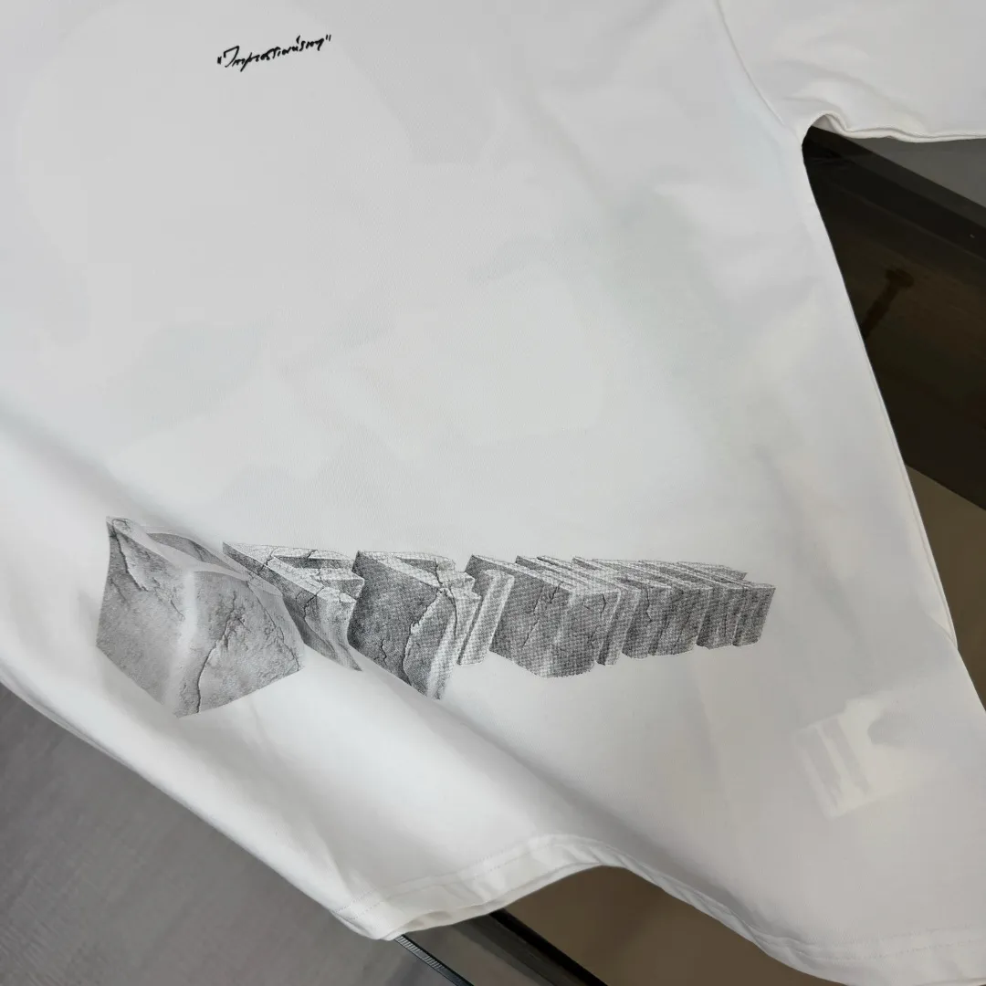 C✨ OFF-WHITE 2026ss T 🔥 LOGO 👍🏼 ！ ， ， Breathable ， ， ！ ：Black White Size：XS-S-M-L