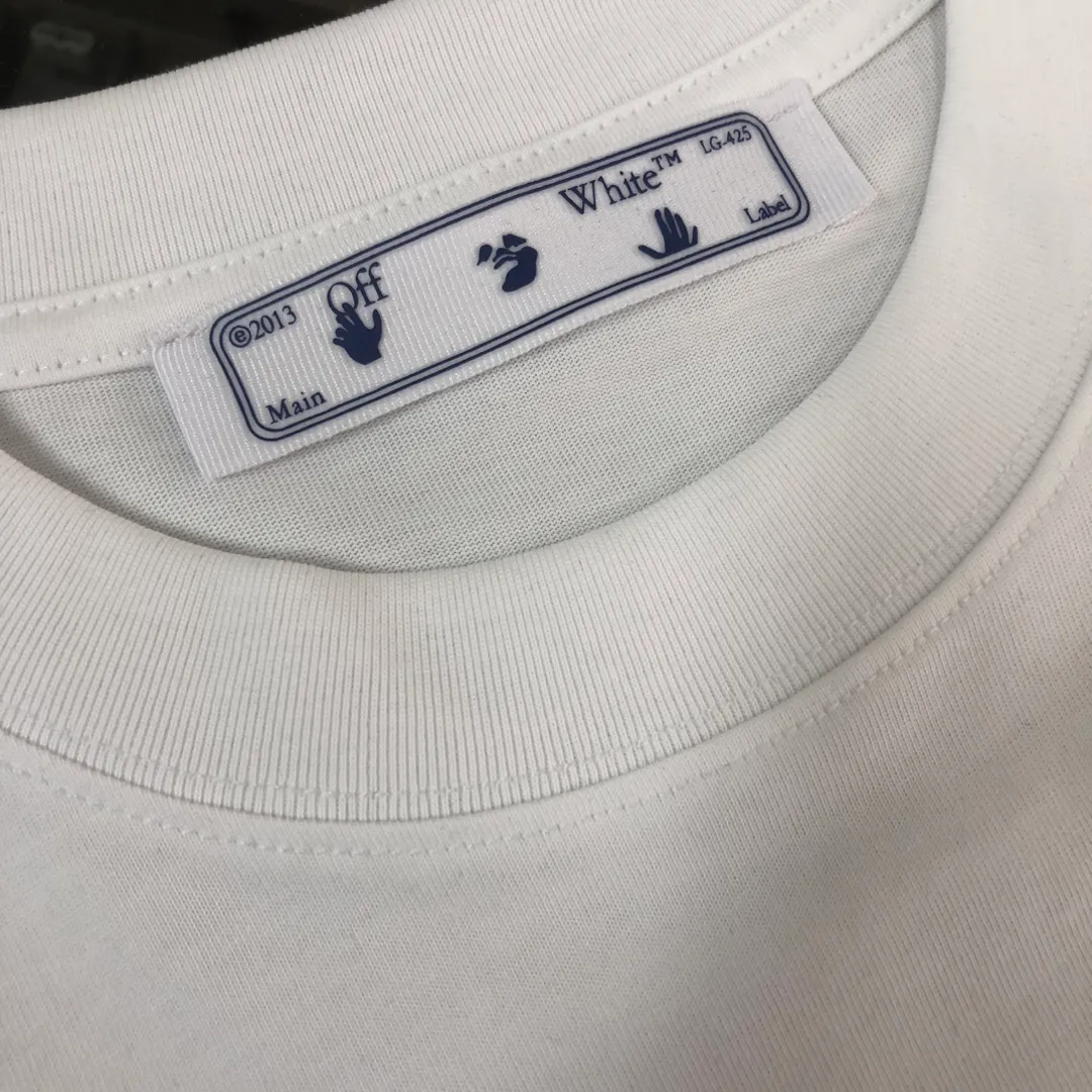 C✨ OFF-WHITE 2026ss T 🔥 LOGO 👍🏼 ！ ， ， Breathable ， ， ！ ：Black White Green Size：XS-S-M-L