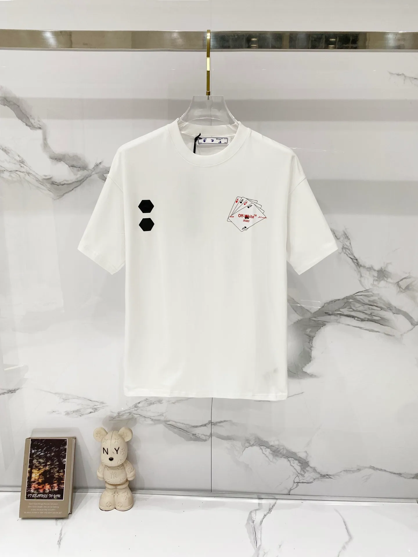 OFF-white/ 260 T OF 🃏 LOGO Quality 100 ％ Versatile Size:XS-L :Black.White