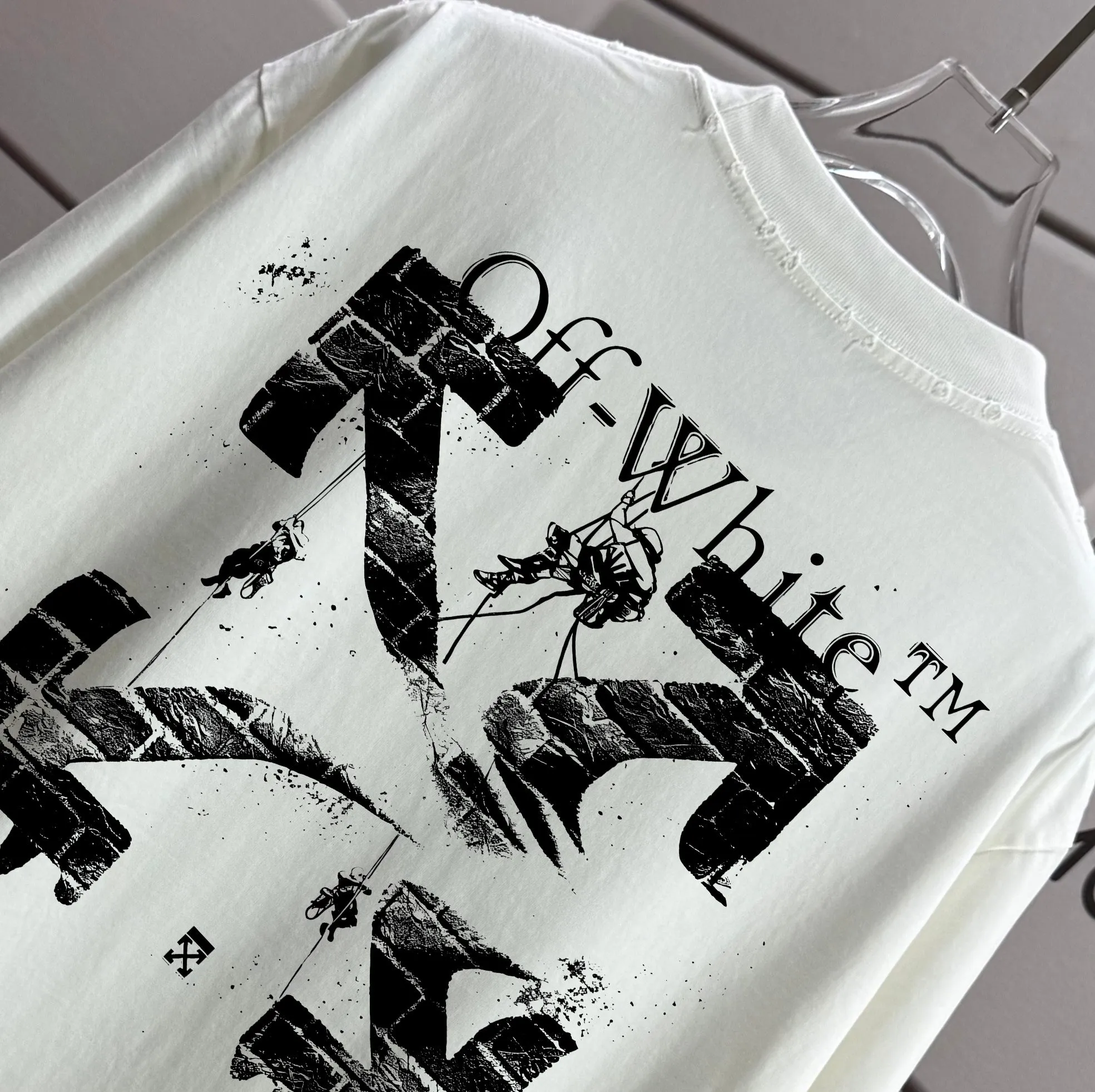 # OFF 2026 Spring and Summer New Arrival Washed and worn 320g round neck short-sleeved tee for men and women Same Style loose version Color: Washed dark black Washed white Washed gray Brown Washed Red Size: S M L XL XXL Size: S (90-130 pounds) M (120-150 pounds) L (140-165 pounds) XXL (180-210 pounds)
