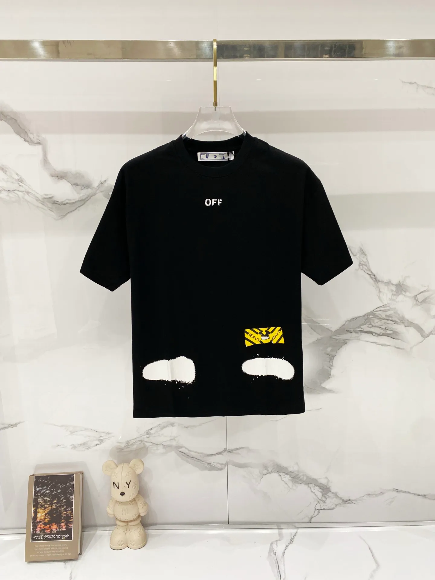 OFF-white/ 260 T LOGO Quality 100 ％ Versatile Size:XS-L :Black.White
