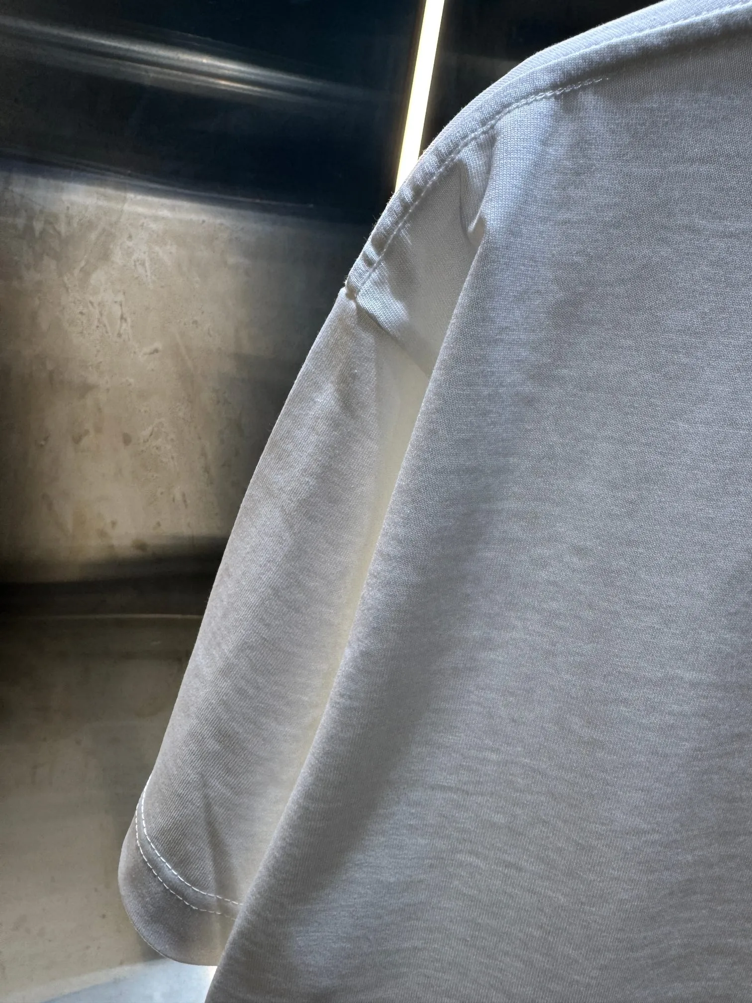 OFF-white/2026 Spring/Summer New Arrival Washed and worn 320g round neck short-sleeved tee, same style loose version for men and women, hang tag, collar label, wash mark, three labels complete Color: Washed black, Washed white, Washed gray, Brown Size: S M L XL XXL​