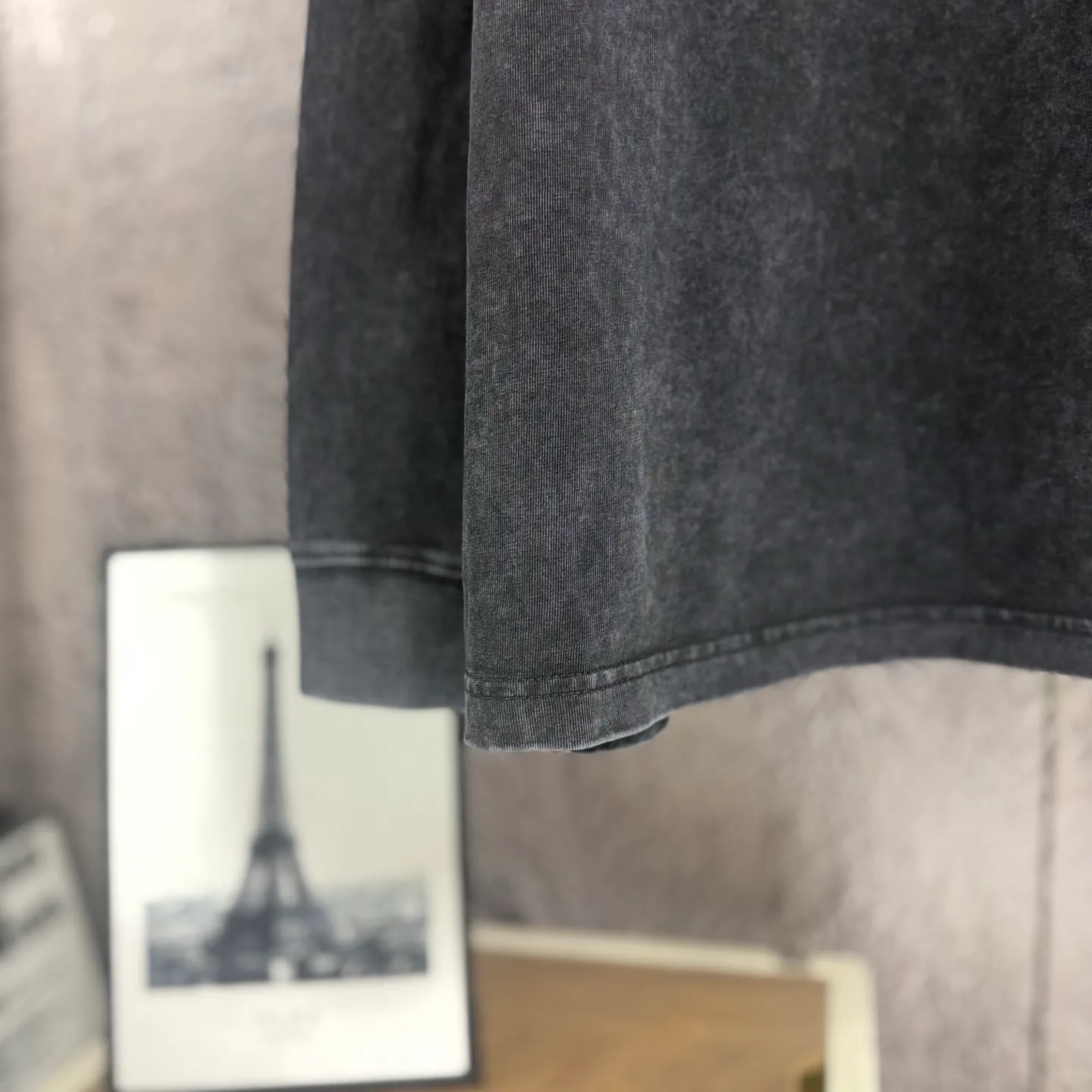 "𝙉𝙚𝙬⚜️off" 2026* Autumn and Winter New Arrival Long Sleeve Old Fried Snowflake 32 Count 275g Cotton Print Size: S M L XL XXL Color: Black Apricot Watermelon Red Gray