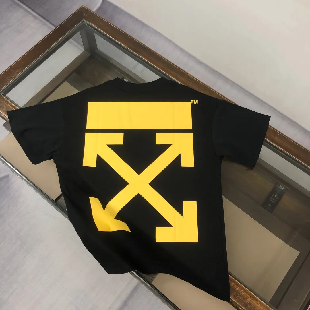 C✨ OFF-WHITE 2026ss T 🔥 LOGO 👍🏼 ！ ， ， Breathable ， ， ！ ：Black White Size：XS-S-M-L