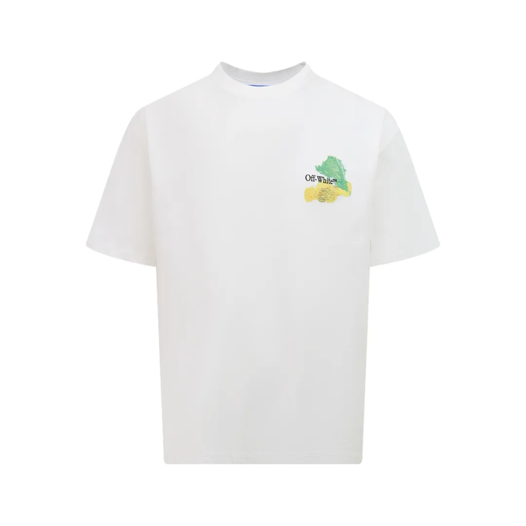 OF 07 OFF-WHITEClassic Hot Sale OW 23ss Same Style T oversize ， 220 ， ， 260 32 ， ， 1*1 ， 。 ， ， ， ， YB 。 ， ， 。 ， ， ， ， 。 ， ， ， 。 YB ， logo 。 ： 、 Size:XS.S.M.L(oversize )