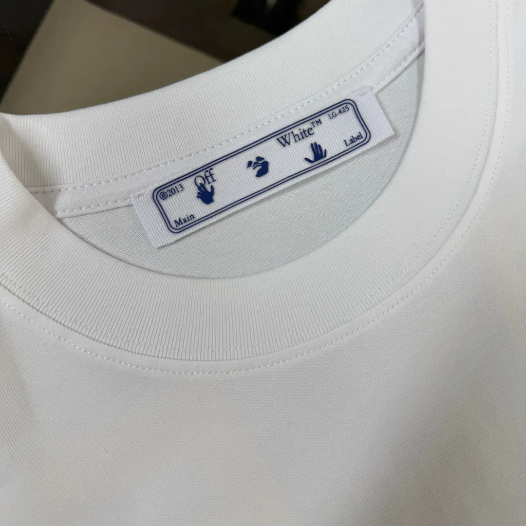 C✨ OFF-WHITE 2026ss T 🔥 LOGO 👍🏼 ！ ， ， Breathable ， ， ！ ：Black White Size：XS-S-M-L