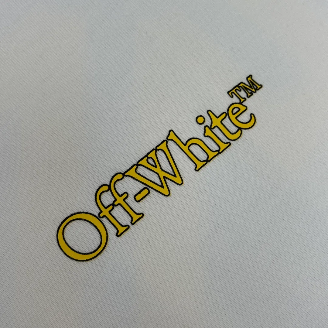 C✨ OFF-WHITE 2026ss T 🔥 LOGO 👍🏼 ！ ， ， Breathable ， ， ！ ：Black White Size：XS-S-M-L