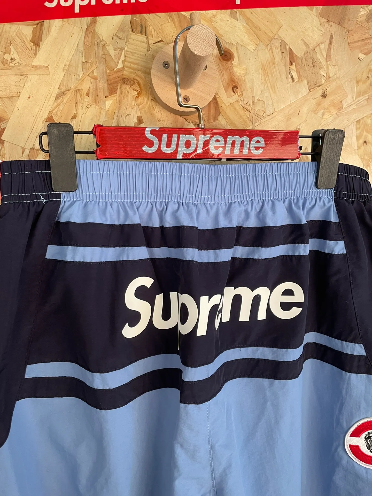 Style number: 7101 Supreme x Ducati joint Series functional racing style suit casual sports trousers size: S M L XL color: Blue trousers