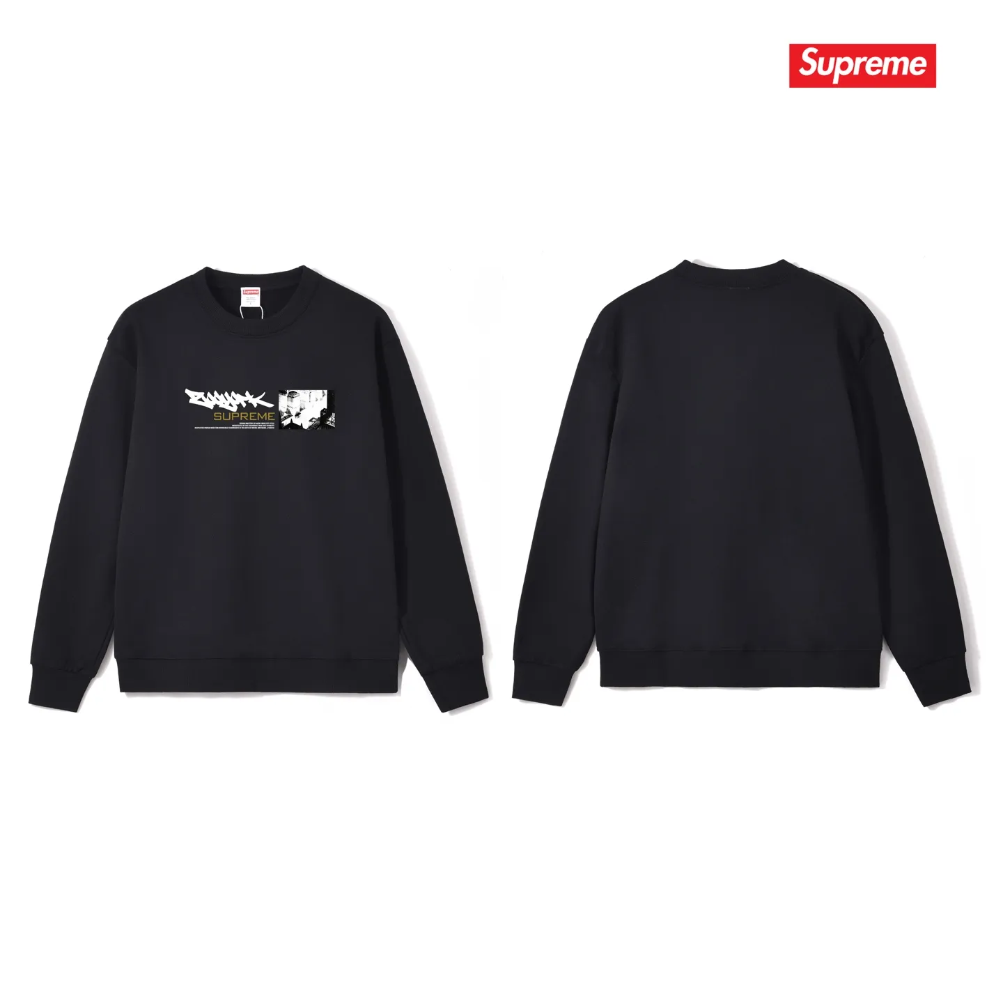S 1234 # p 80💰 Supreme Zoo York SS 25 WEEK 17 Dynasty Tee 400 Quality💥 Same Style ：Black White Gray Size：S M L XL XXL