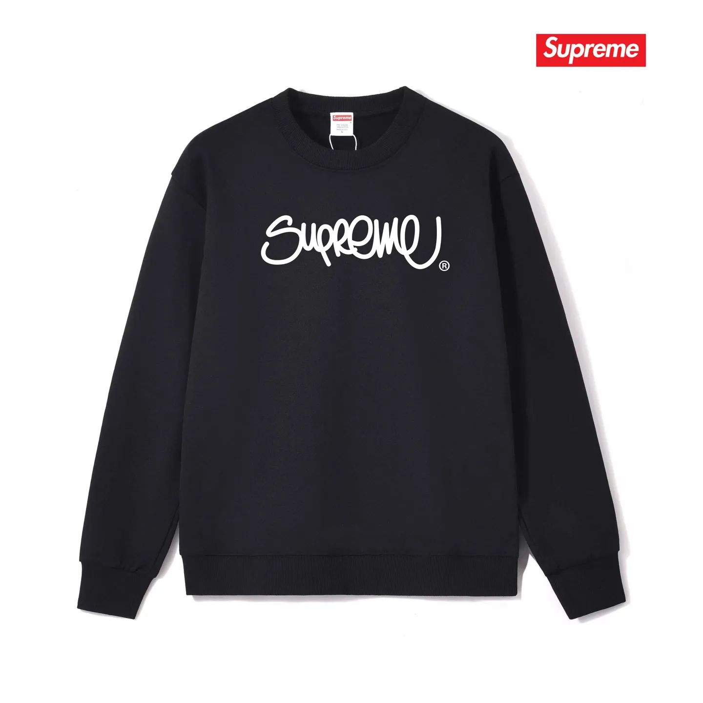 S 1076 # p 80💰 Supreme SS 22 Week 19 Handstyle Tee 400 Quality💥 Same Style ：Black White Gray Size：S M L XL XXL