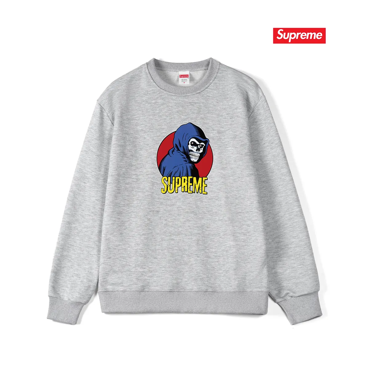 S 1106 # p 80💰 Supreme SS 23 Week 1REAPERTEE 400 Quality💥 Same Style ：Black White Gray Size：S M L XL XXL