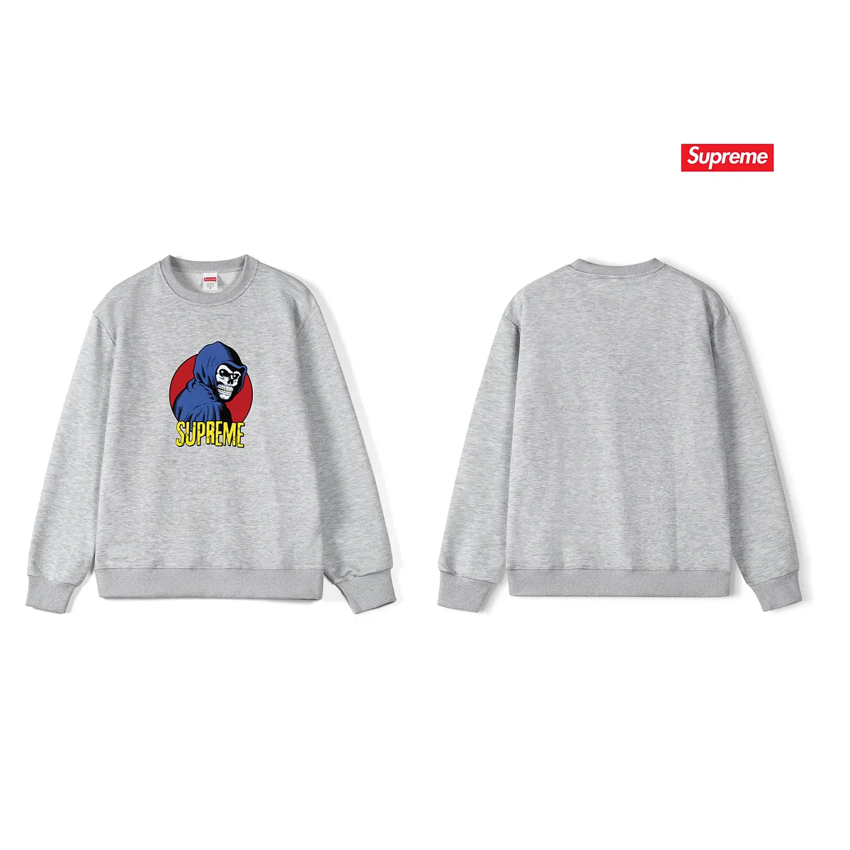 S 1106 # p 80💰 Supreme SS 23 Week 1REAPERTEE 400 Quality💥 Same Style ：Black White Gray Size：S M L XL XXL