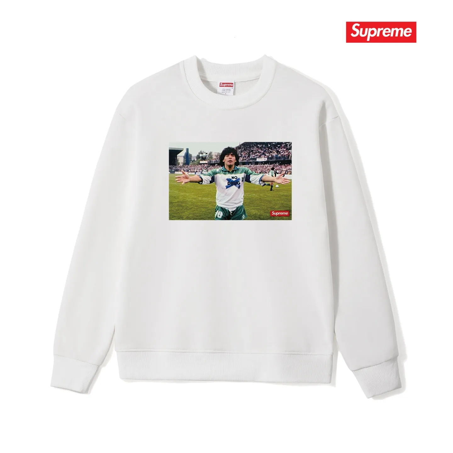 S 1068 # p 80💰 Supreme SS 24 WEEK 1 No Drug tee 400 Quality💥 Same Style ：Black White Gray Size：S M L XL XXL