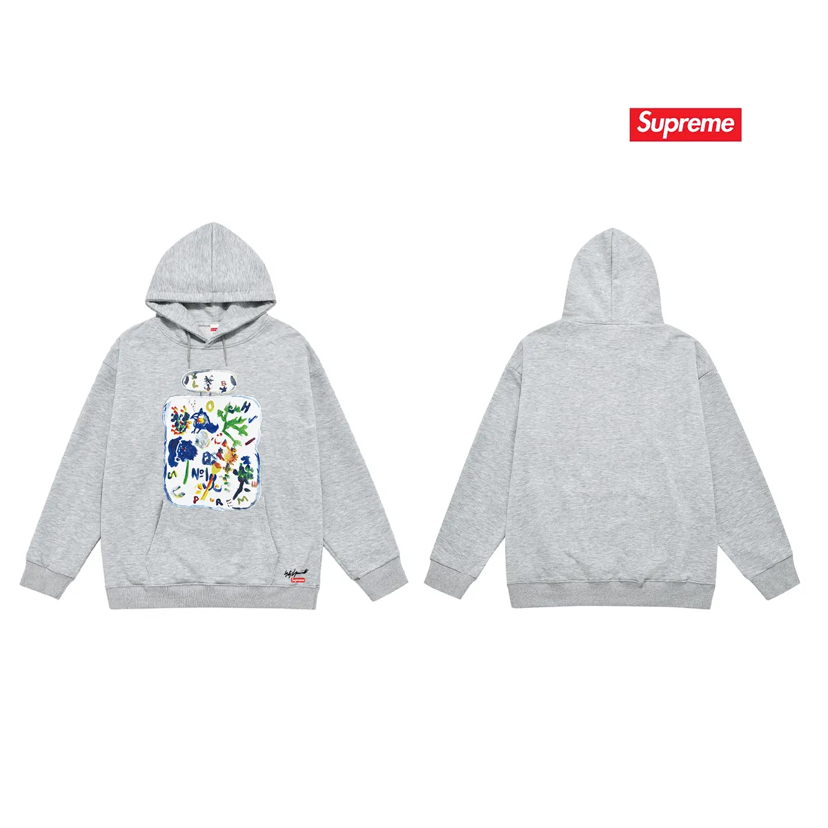 S 2043 # P 85💰 P 90💰 Supreme x yohji yamamoto FW 22 Week 4 Paint tee 400 430 Quality💥 Same Style ：Black White Gray Size：S M L XL XXL