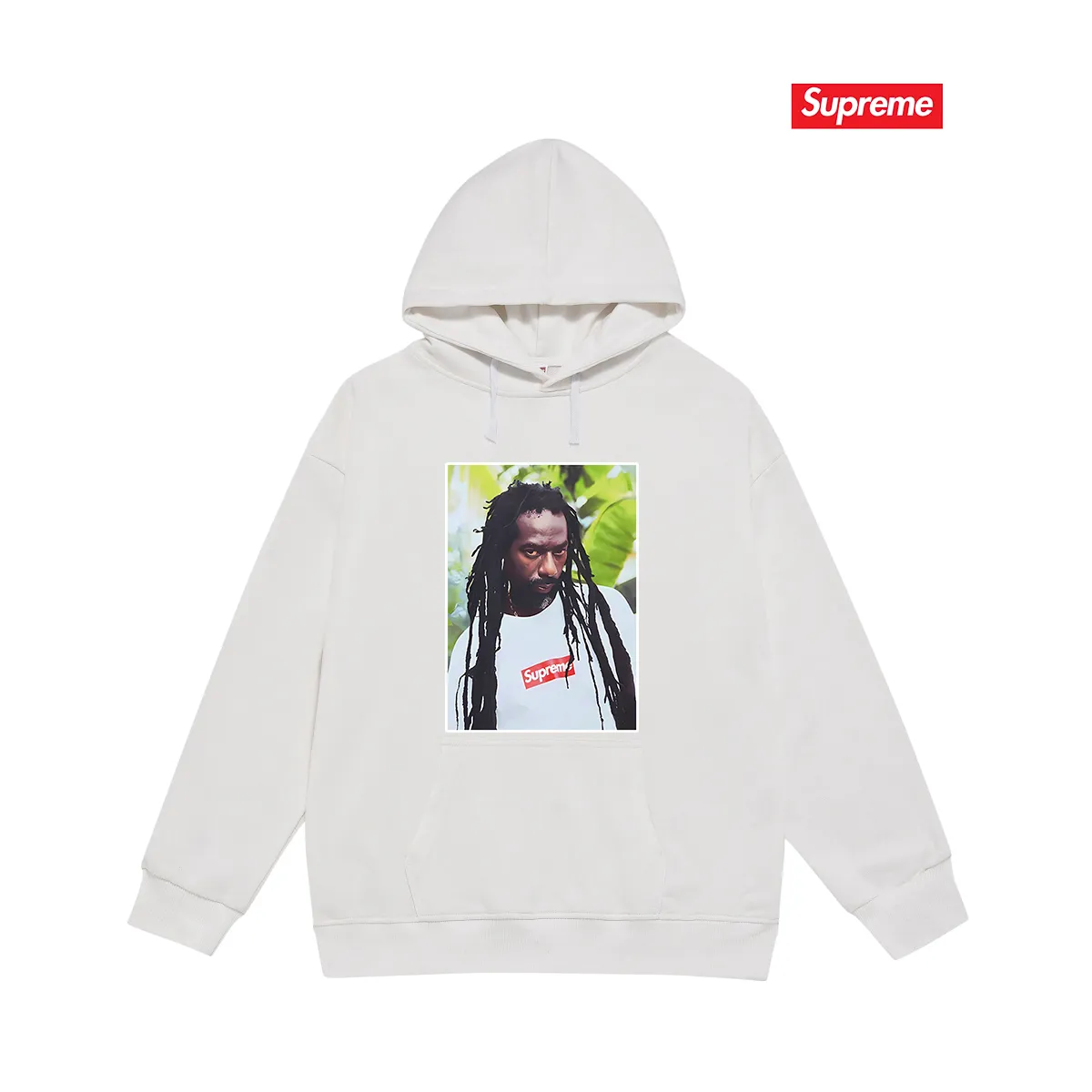S 2035 # P 85💰 P 90💰 Supreme SS 19 Buju Banton Tee 400 430 Quality💥 Same Style ：Black White Gray Size：S M L XL XXL