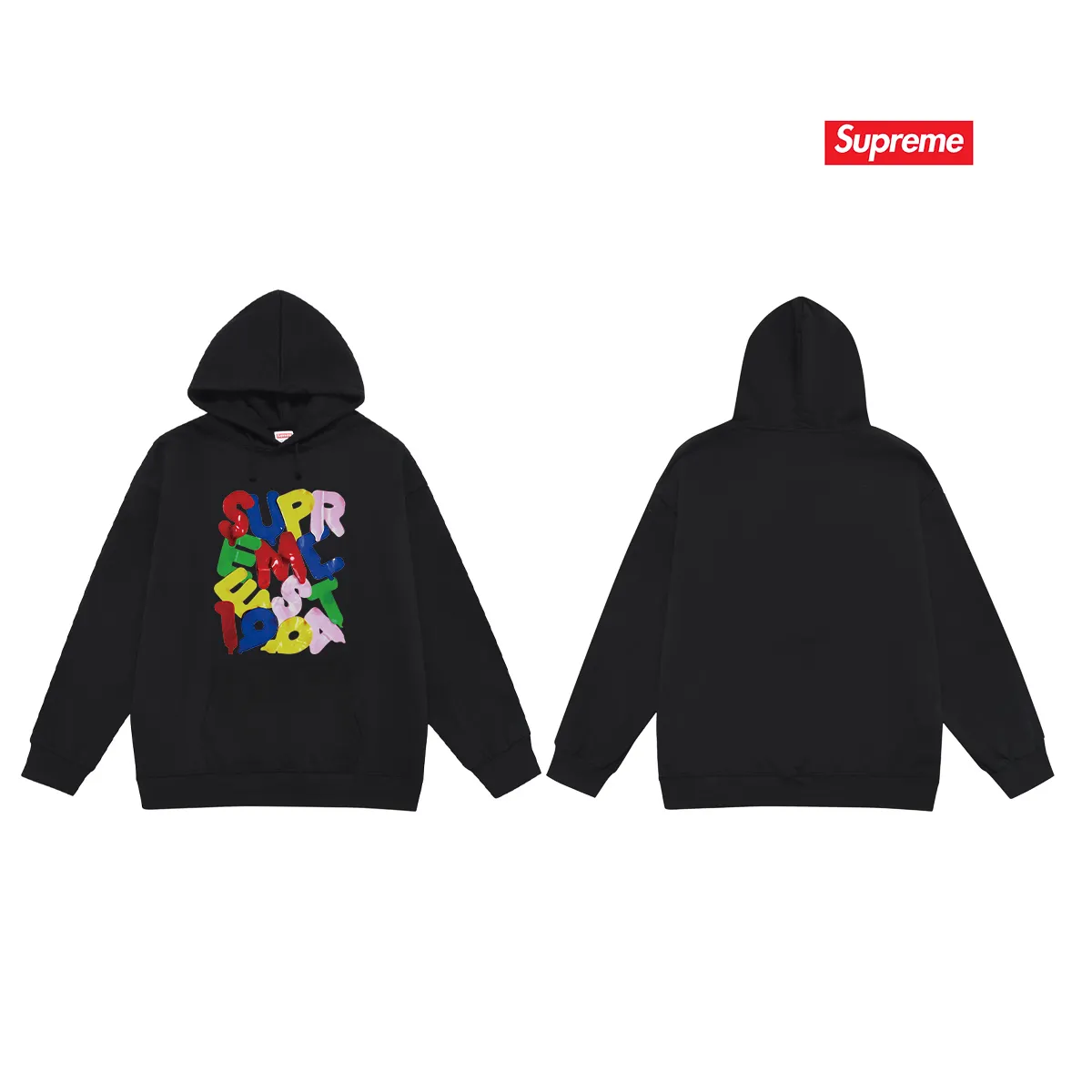 S 2200 # P 85💰 P 90💰 Sup Week 1 Balloons Tee Logo 400 430 Quality💥 Same Style ：Black White Gray Size：S M L XL XXL