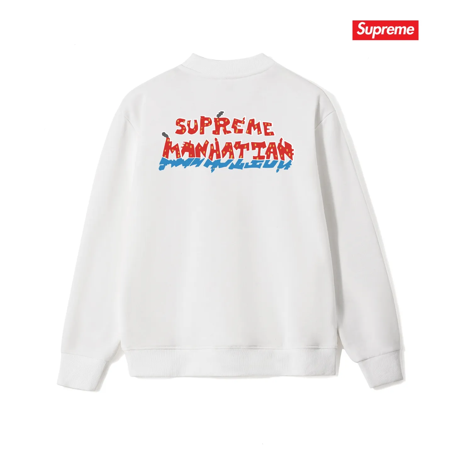 S 1045 # p 80💰 Supreme SS 22 Week 19 Manhattan Tee 400 Quality💥 Same Style ：Black White Gray Size：S M L XL XXL