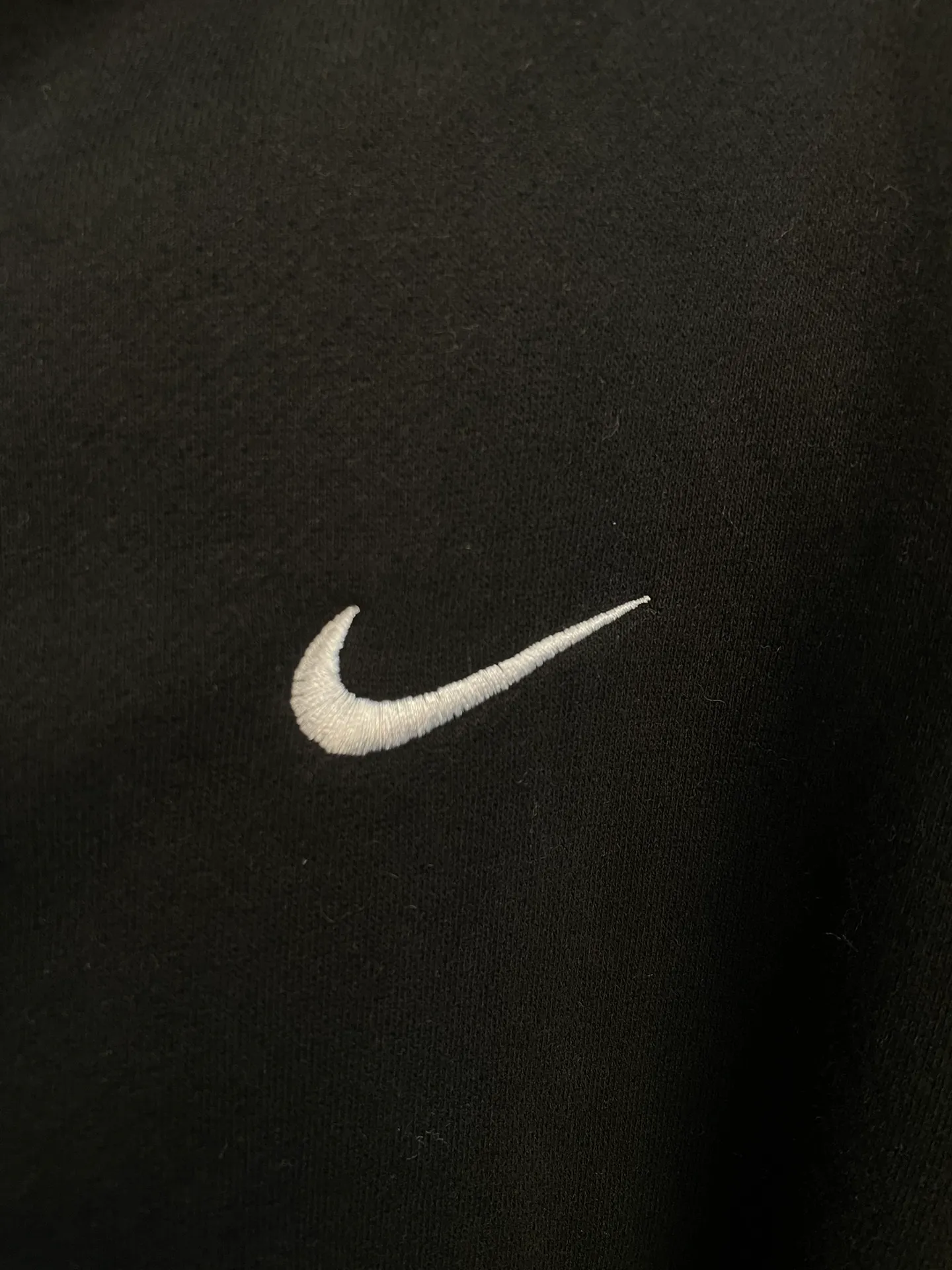 Style number: 8129 supreme co-branded Nike embroidered hooded suit zipper sweatshirt jacket size: S M L XL color: Gray Black