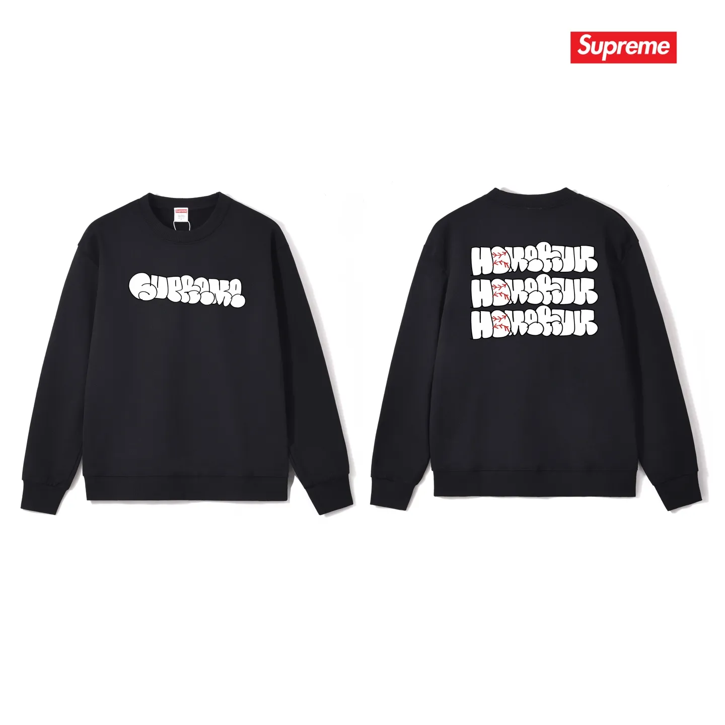 S 1151 # p 80💰 Supreme 25SS HOMERUN 400 Quality💥 Same Style ：Black White Gray Size：S M L XL XXL
