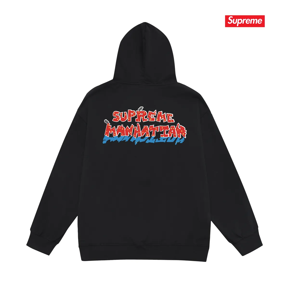 S 2045 # P 85💰 P 90💰 Supreme SS 22 Week 19 Manhattan Tee 400 430 Quality💥 Same Style ：Black White Gray Size：S M L XL XXL