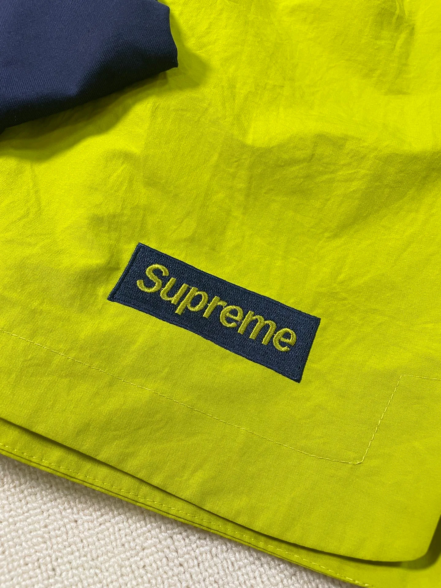 Navy Blue color details real shot#
