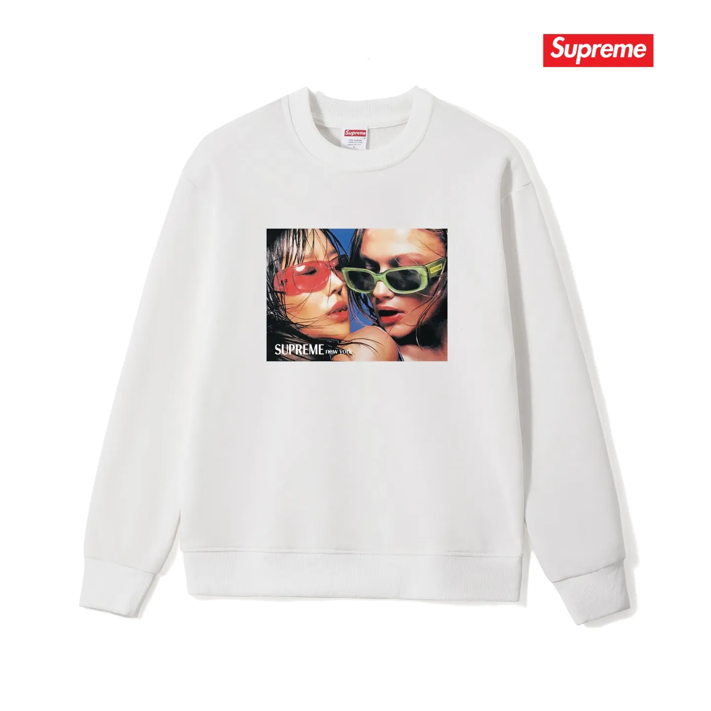 S 1102 # p 80💰 Supreme SS 23 Week 9 EYEWEARTEE 400 Quality💥 Same Style ：Black White Gray Size：S M L XL XXL