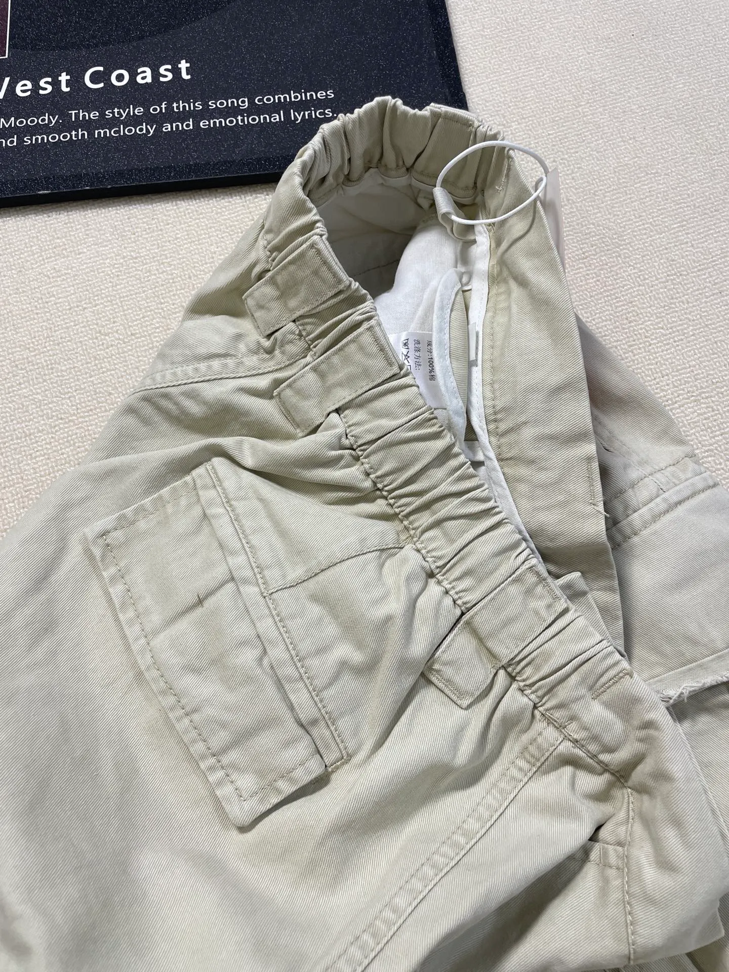 Denim white details real photos#