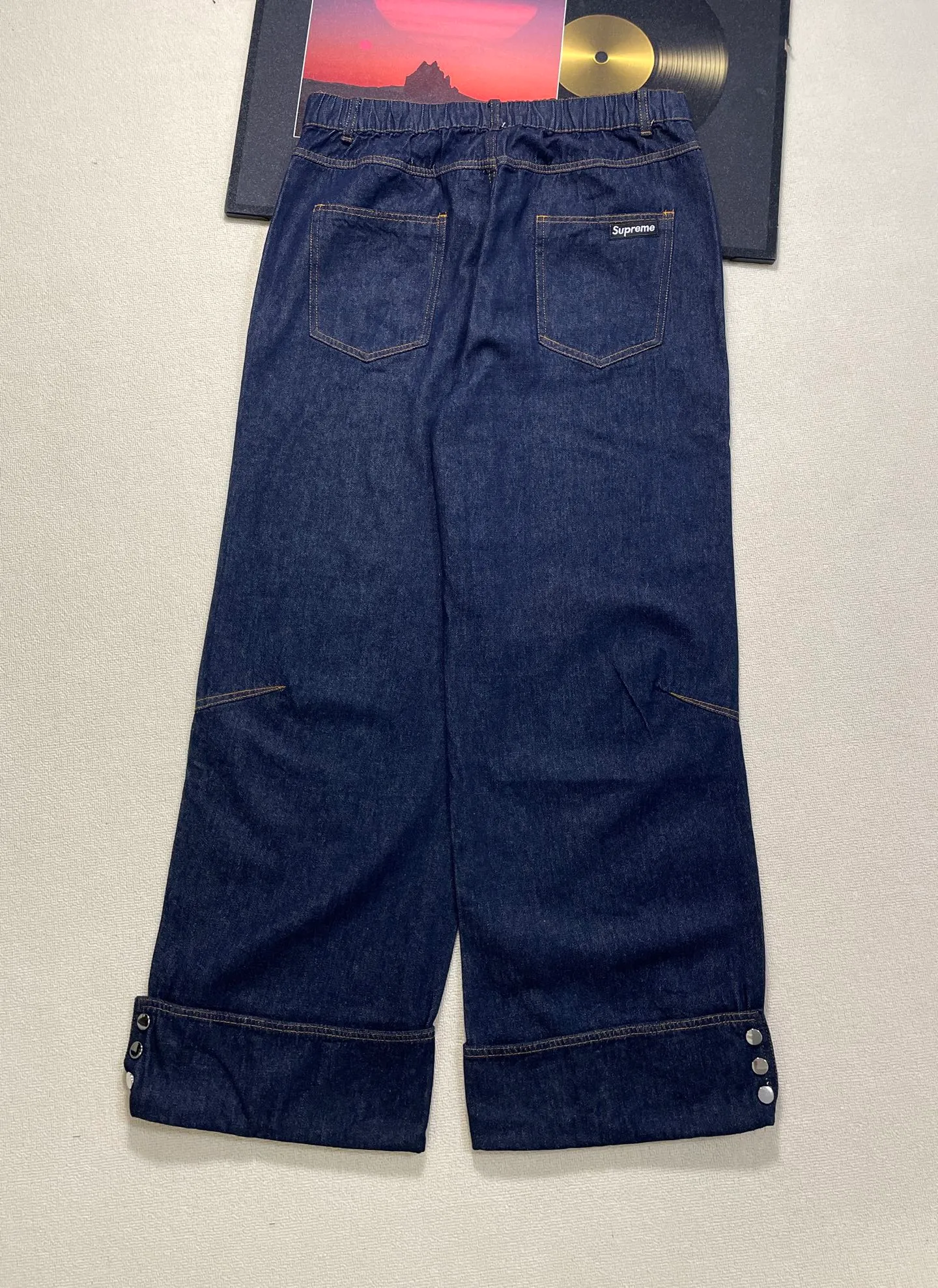 Denim blue details real shot#