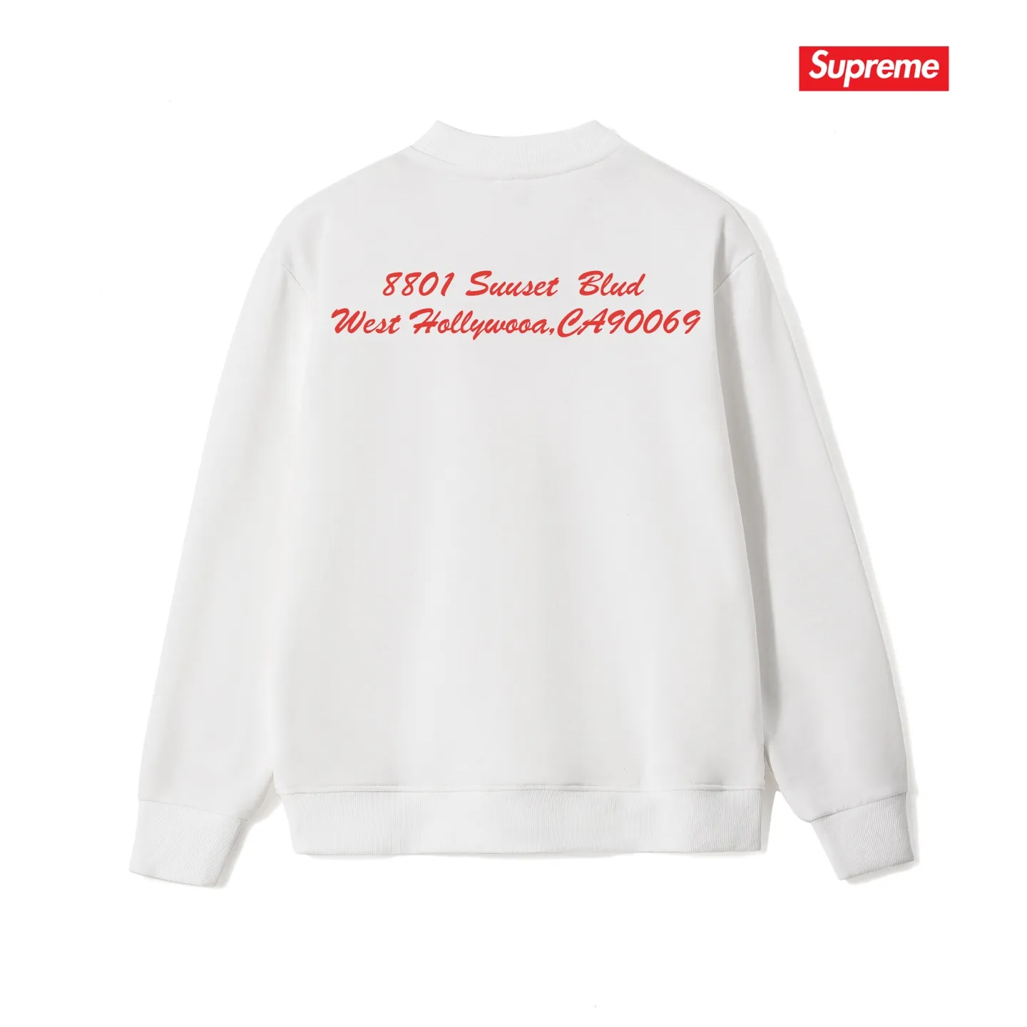 S 1030 # p 80💰 Supreme SS 23 Series Week 1 West Hollywood Box Logo Tee Box logo 400 Quality💥 Same Style ：Black White Gray Size：S M L XL XXL
