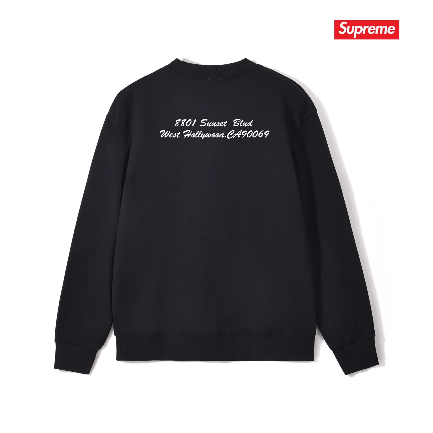 S 1030 # p 80💰 Supreme SS 23 Series Week 1 West Hollywood Box Logo Tee Box logo 400 Quality💥 Same Style ：Black White Gray Size：S M L XL XXL