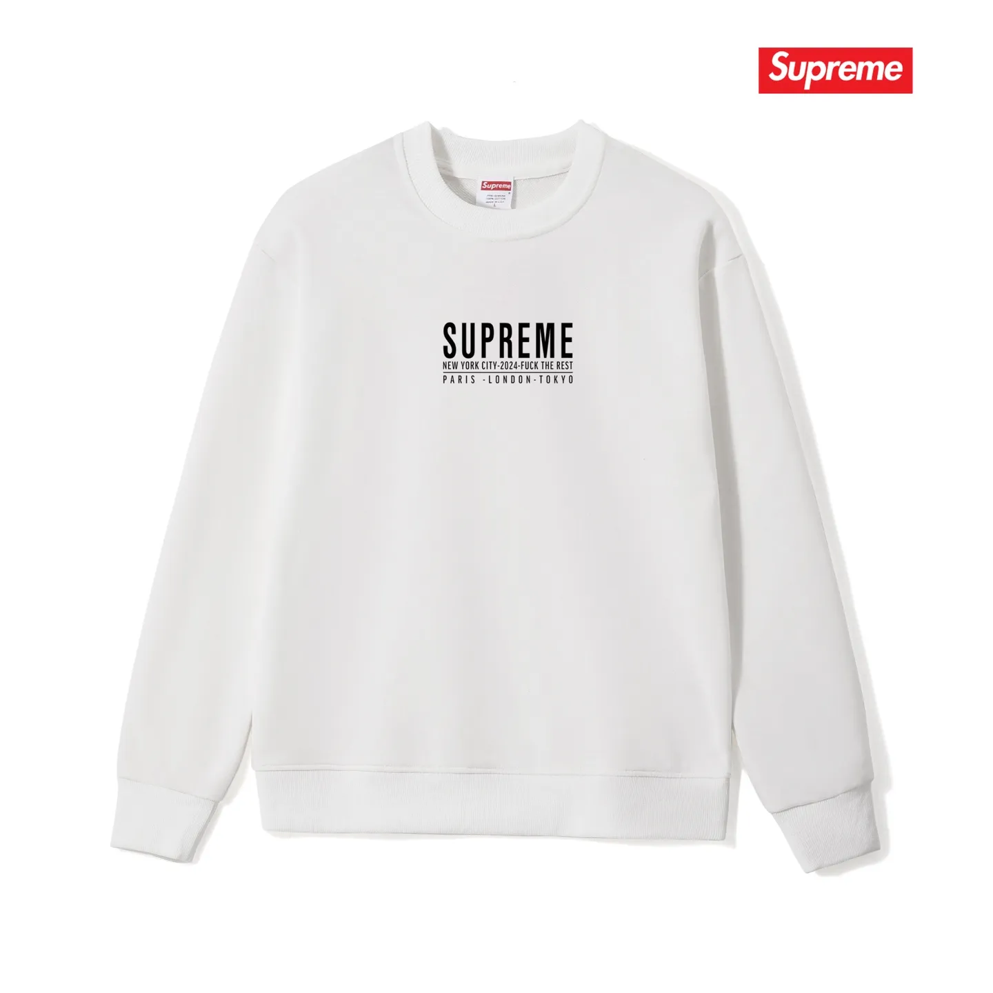 S 1152 # p 80💰 Sup SS 24 T logo 400 Quality💥 Same Style ：Black White Gray Size：S M L XL XXL